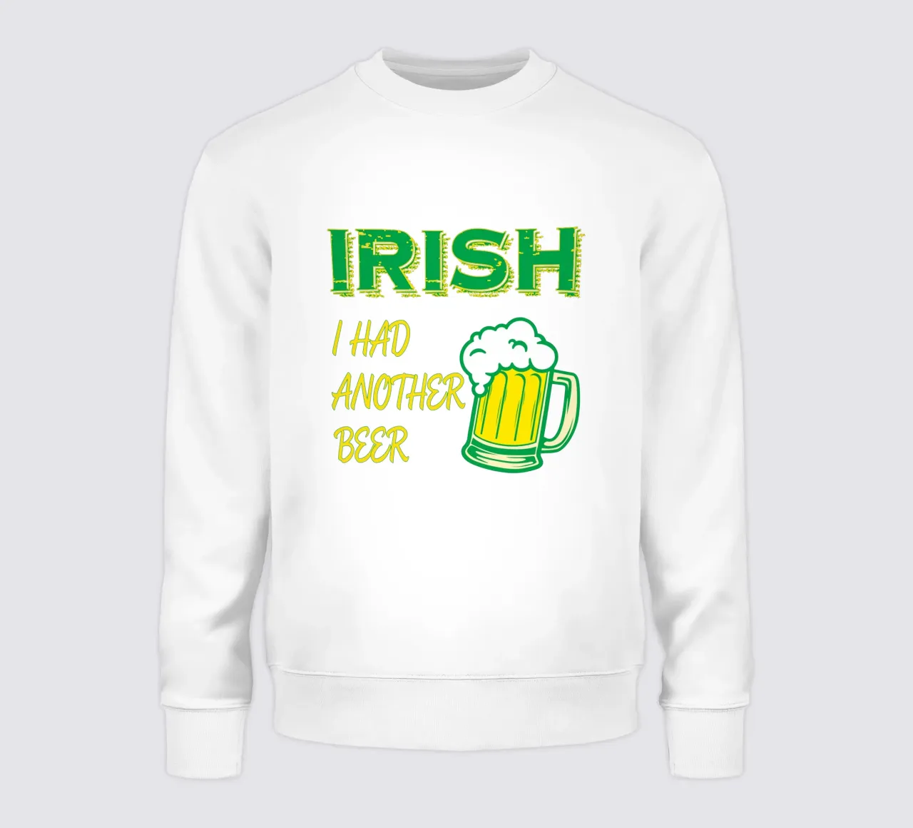 irish st patrick day funny art design felpa da onefeelshop