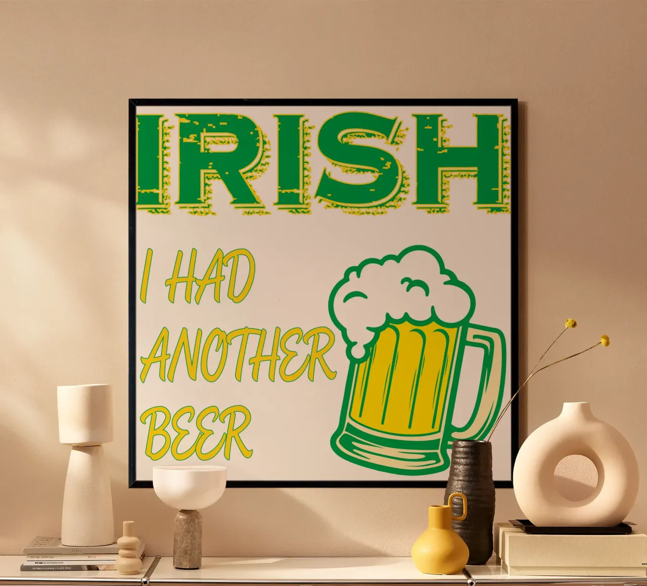 irish st patrick day funny art design carta hahnemühle da onefeelshop