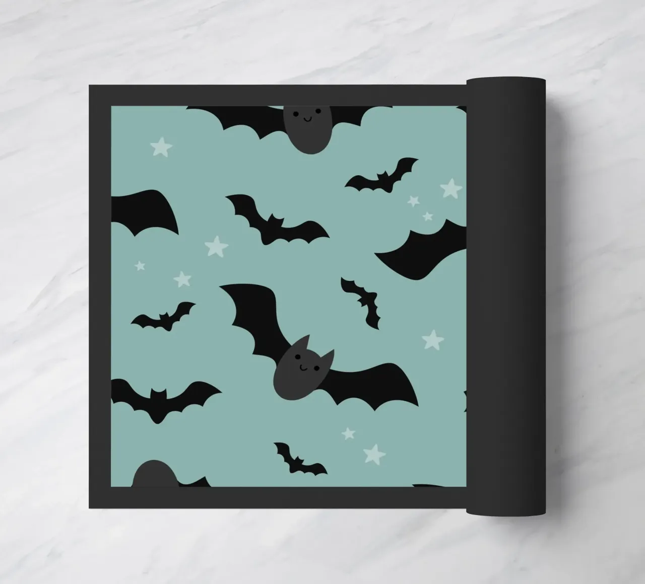Bats doormat by LisaArtes