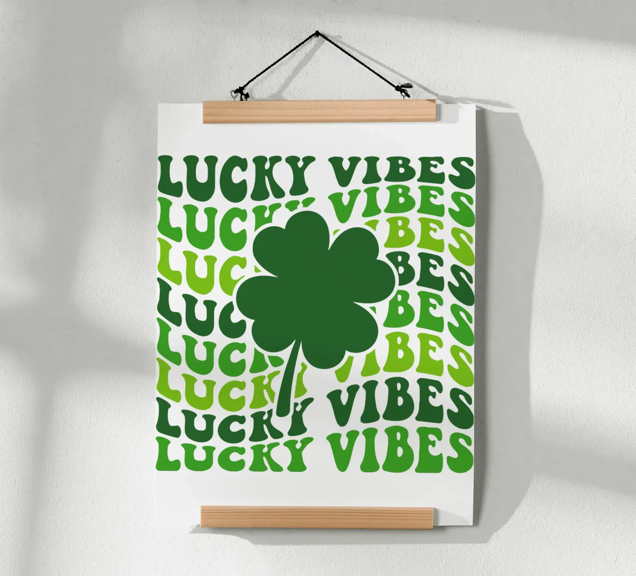 st patrick lucky vibes funny art design hahnemühle de onefeelshop