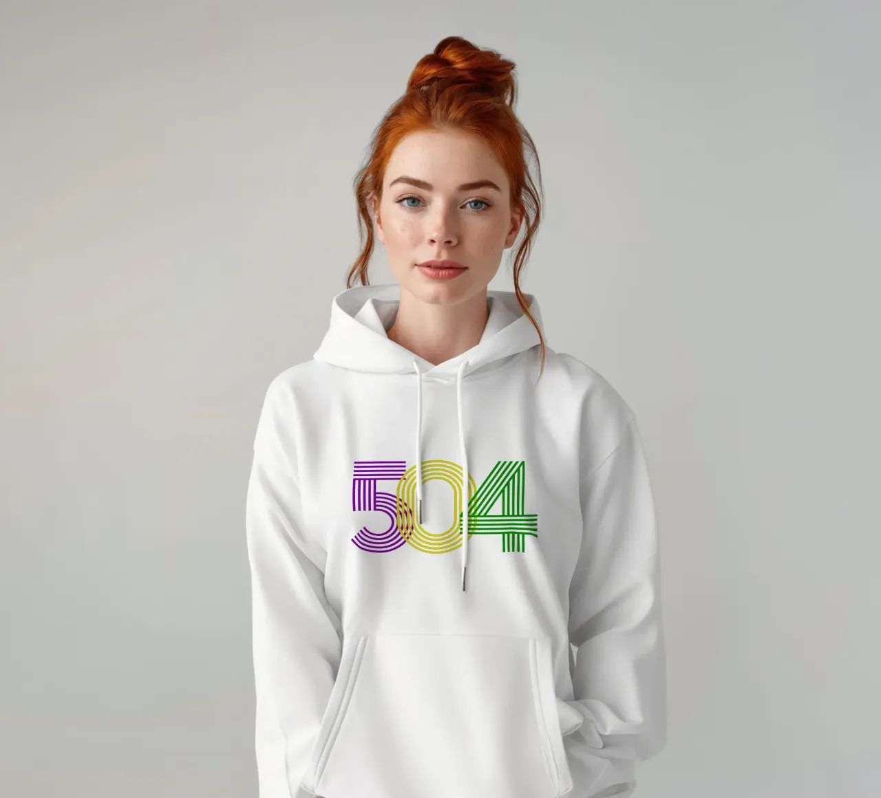 504 mardigrammi dal design iconico felpa con cappuccio da onefeelshop