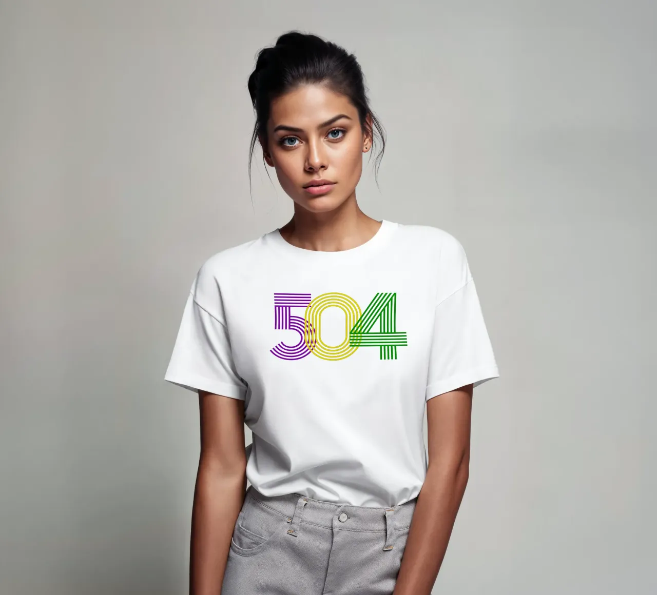 504 mardigrammi dal design iconico t-shirt da onefeelshop