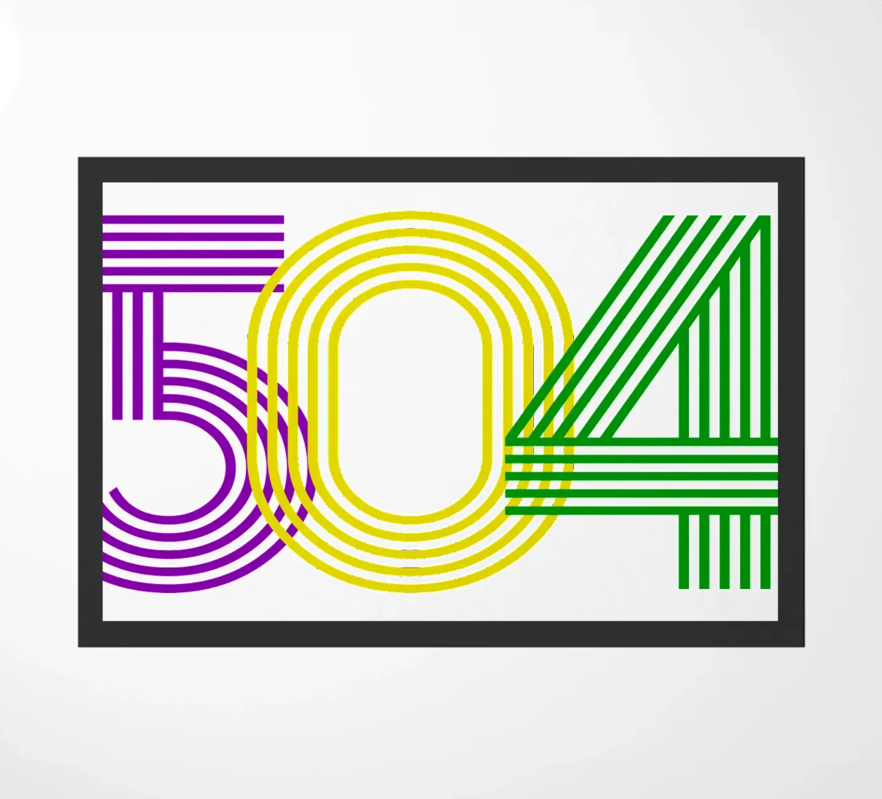 504 mardigrammi dal design iconico zerbino da onefeelshop