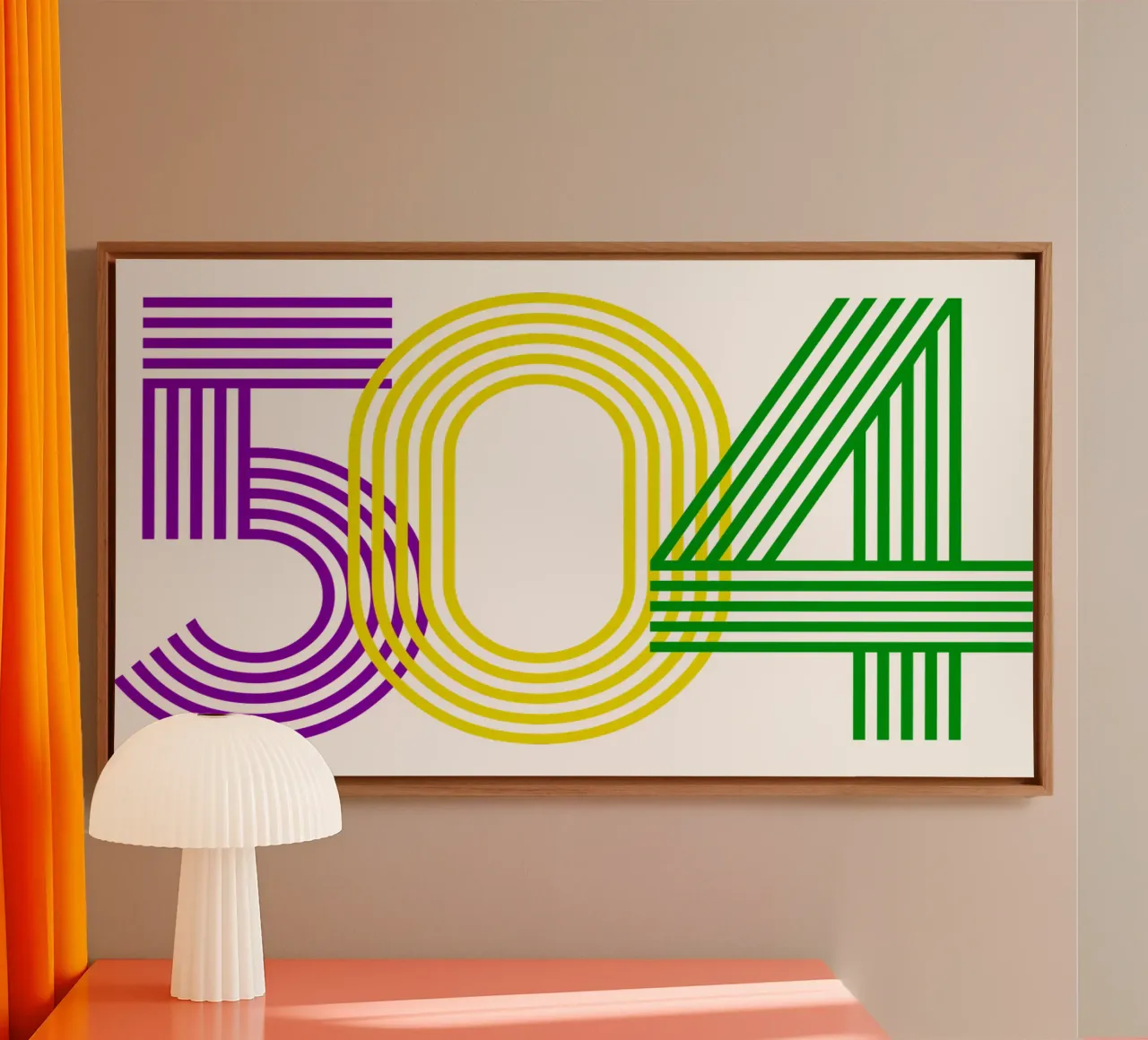 504 mardigrammi dal design iconico tela da onefeelshop