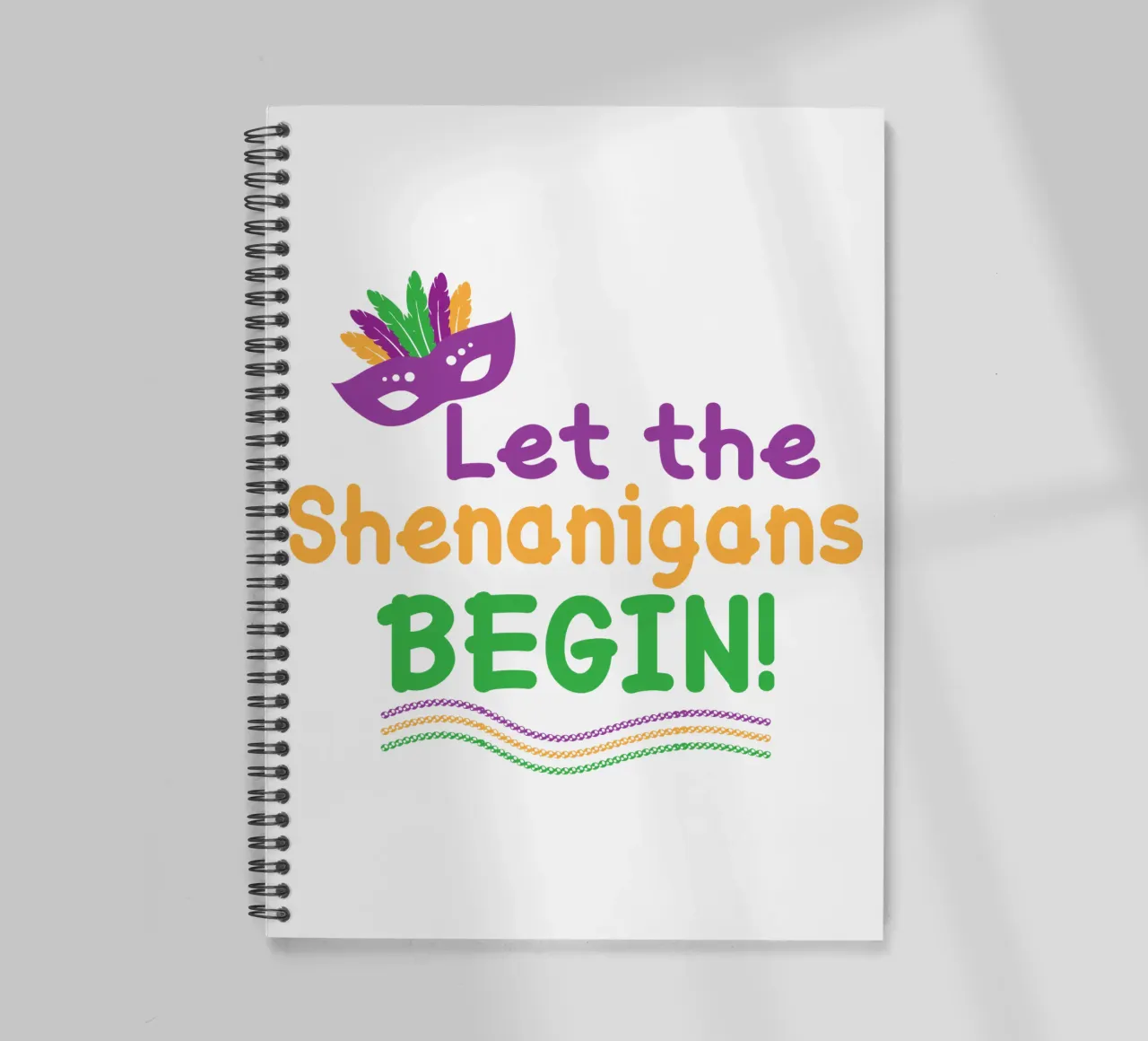 Lasst den Blödsinn beginnen! Ringbuch von onefeelshop