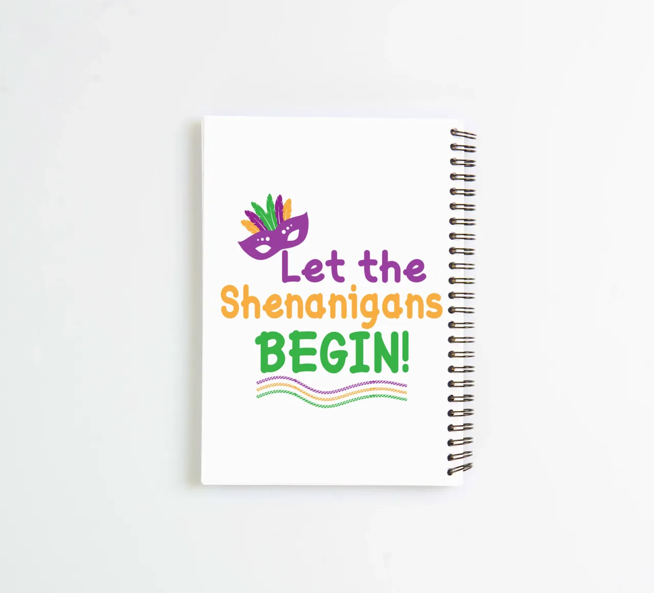 Lasst den Blödsinn beginnen! Ringbuch von onefeelshop