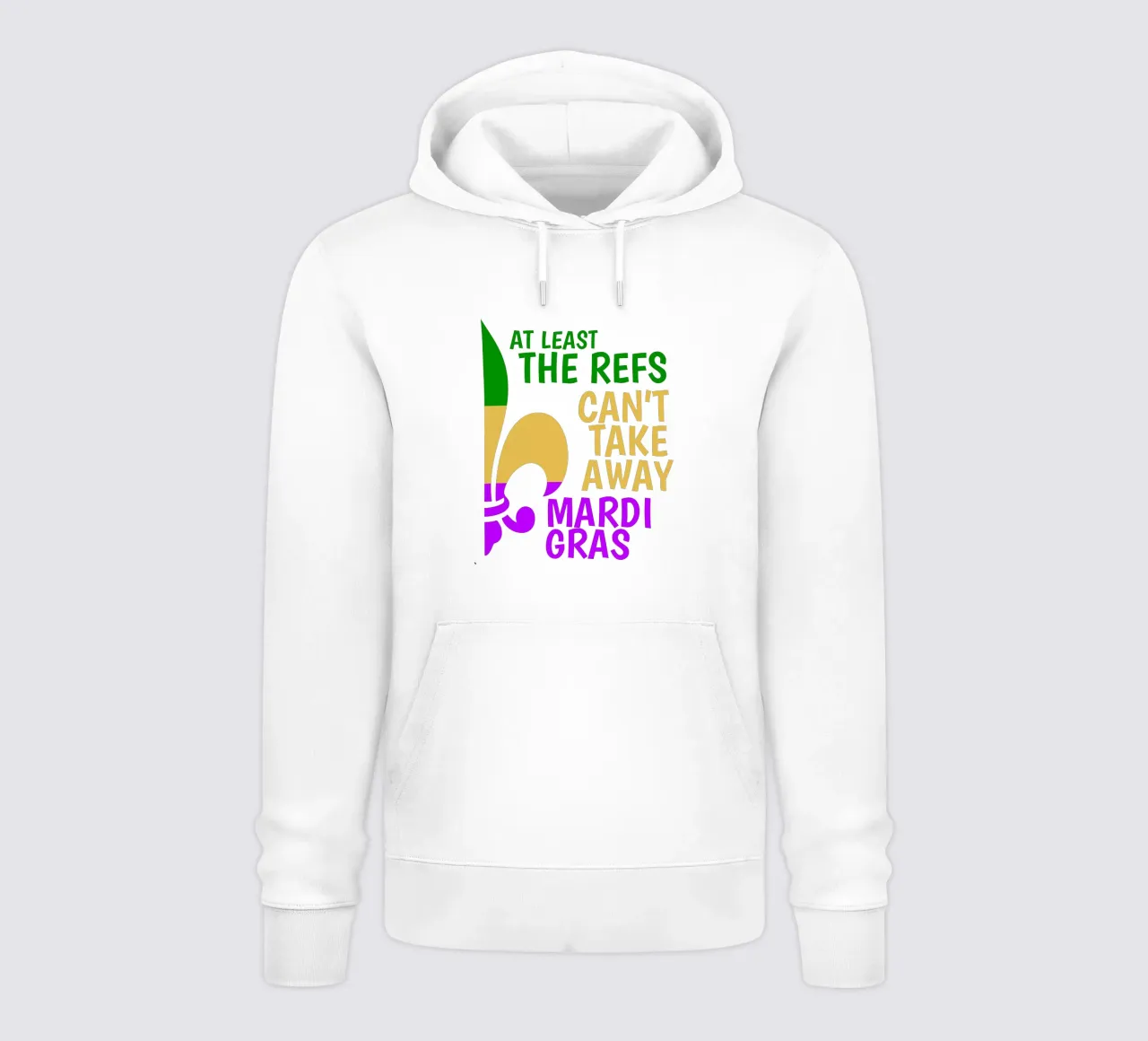 mardigrammi iconici e divertenti design d'arte felpa con cappuccio da onefeelshop