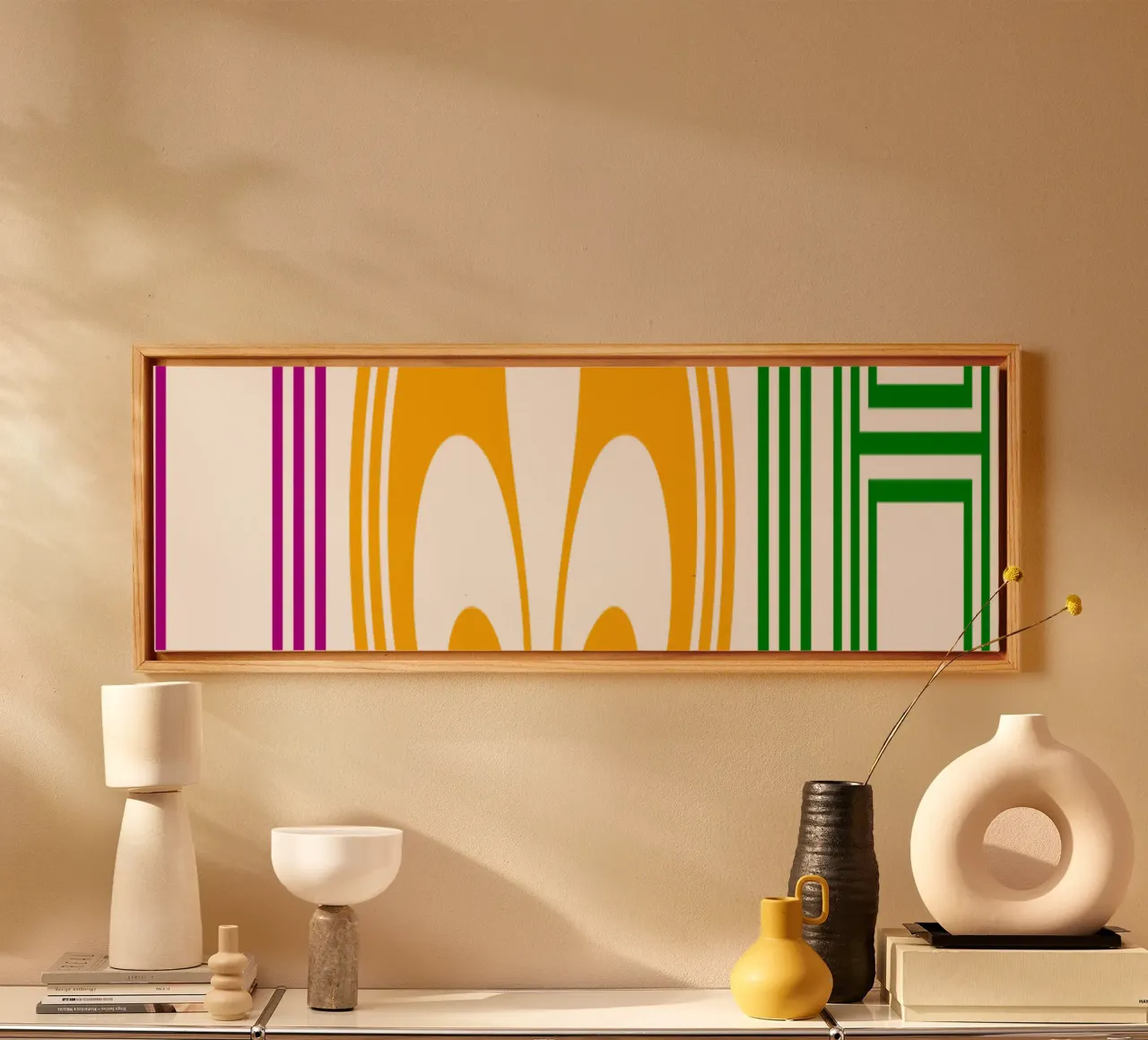 nola mardigras tela con Cornice a cassetta da onefeelshop