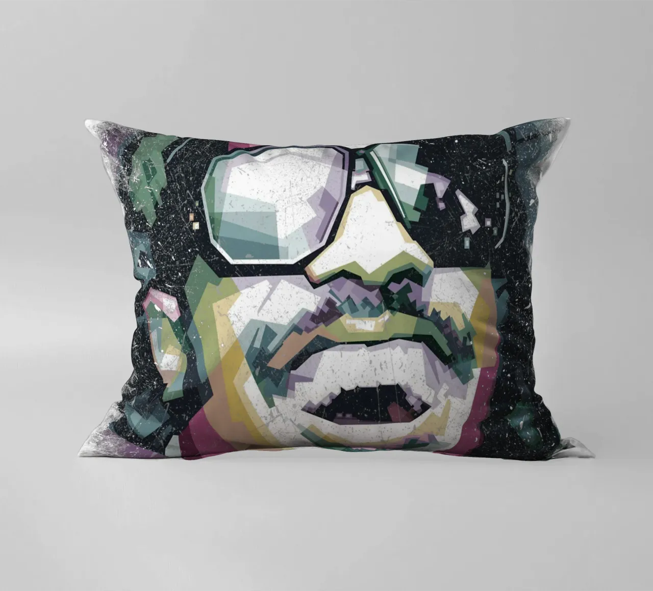 Stevie Wonder WPAP fanart cuscino da Alkahfsmart