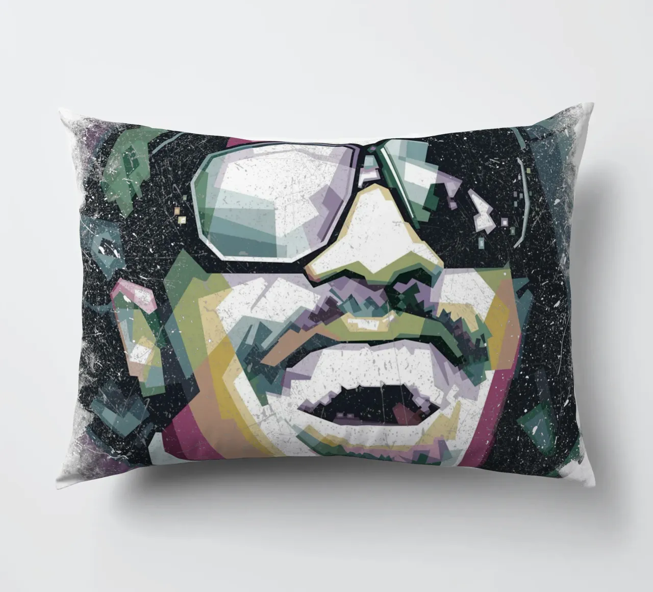 Stevie Wonder WPAP fanart cuscino da Alkahfsmart