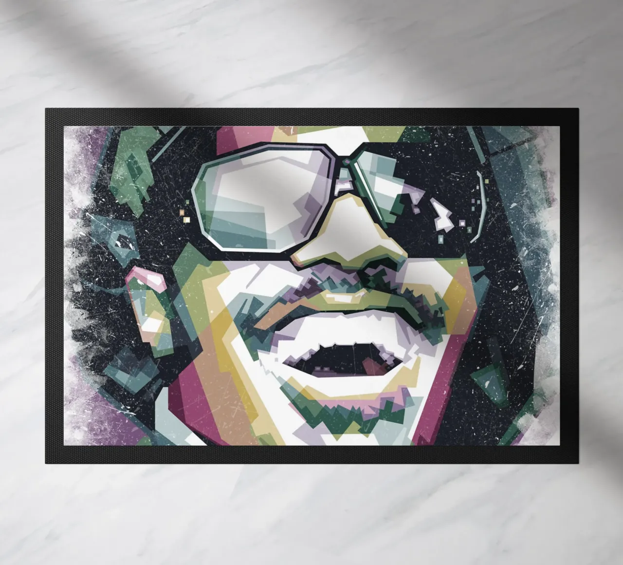 Stevie Wonder WPAP fanart zerbino da Alkahfsmart
