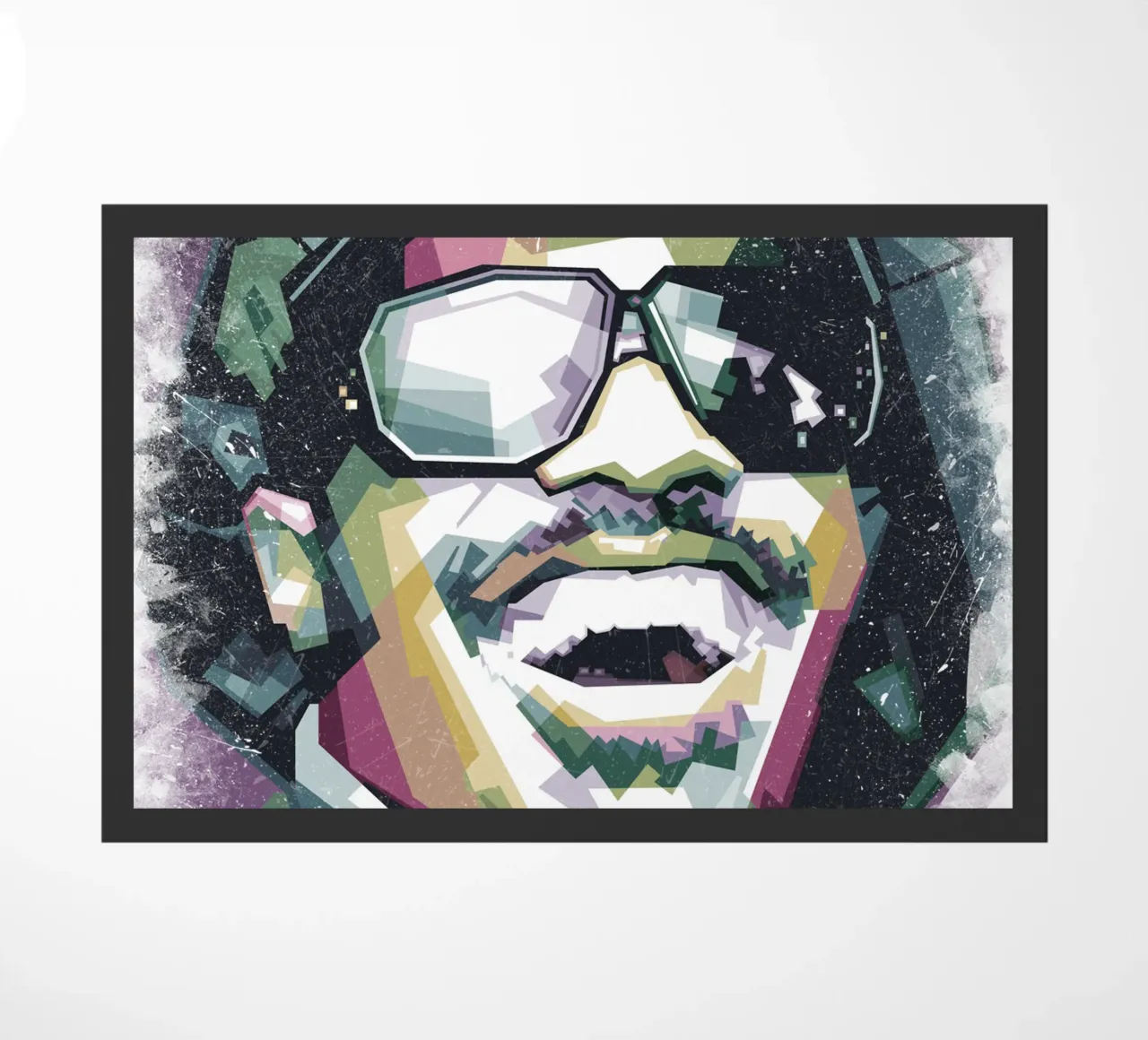 Stevie Wonder WPAP fanart zerbino da Alkahfsmart