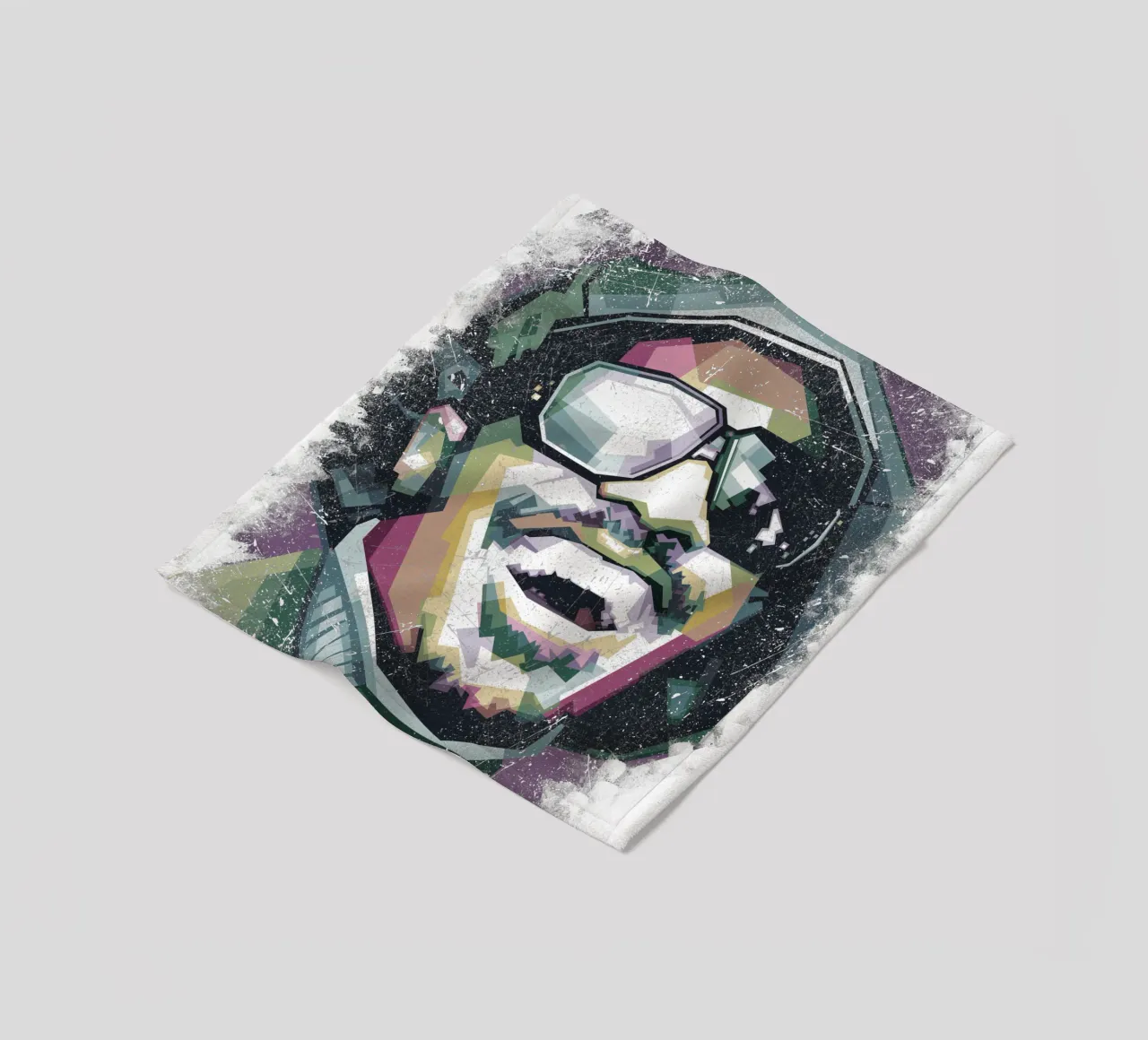 Stevie Wonder WPAP fanart coperta in pile da Alkahfsmart