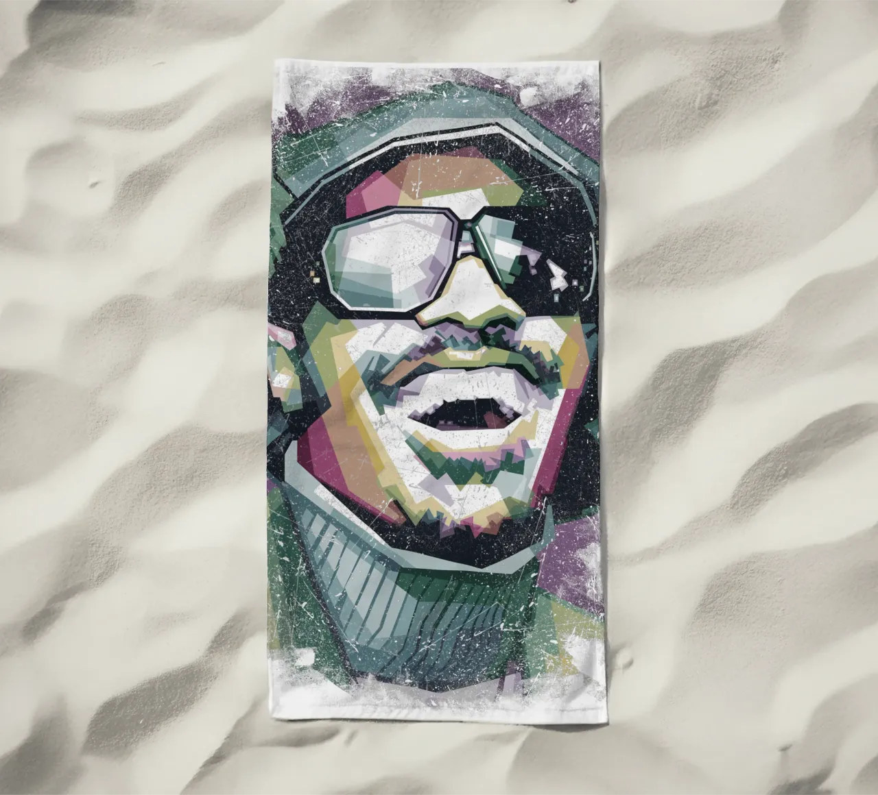 Stevie Wonder WPAP fanart telo mare da Alkahfsmart