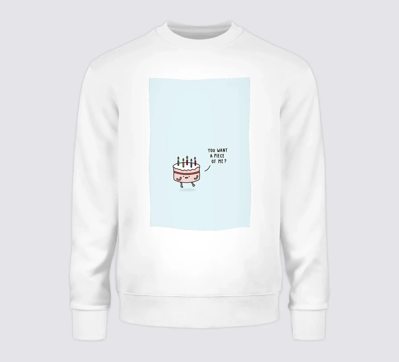 Cake sweatshirt by Jaco Haasbroek