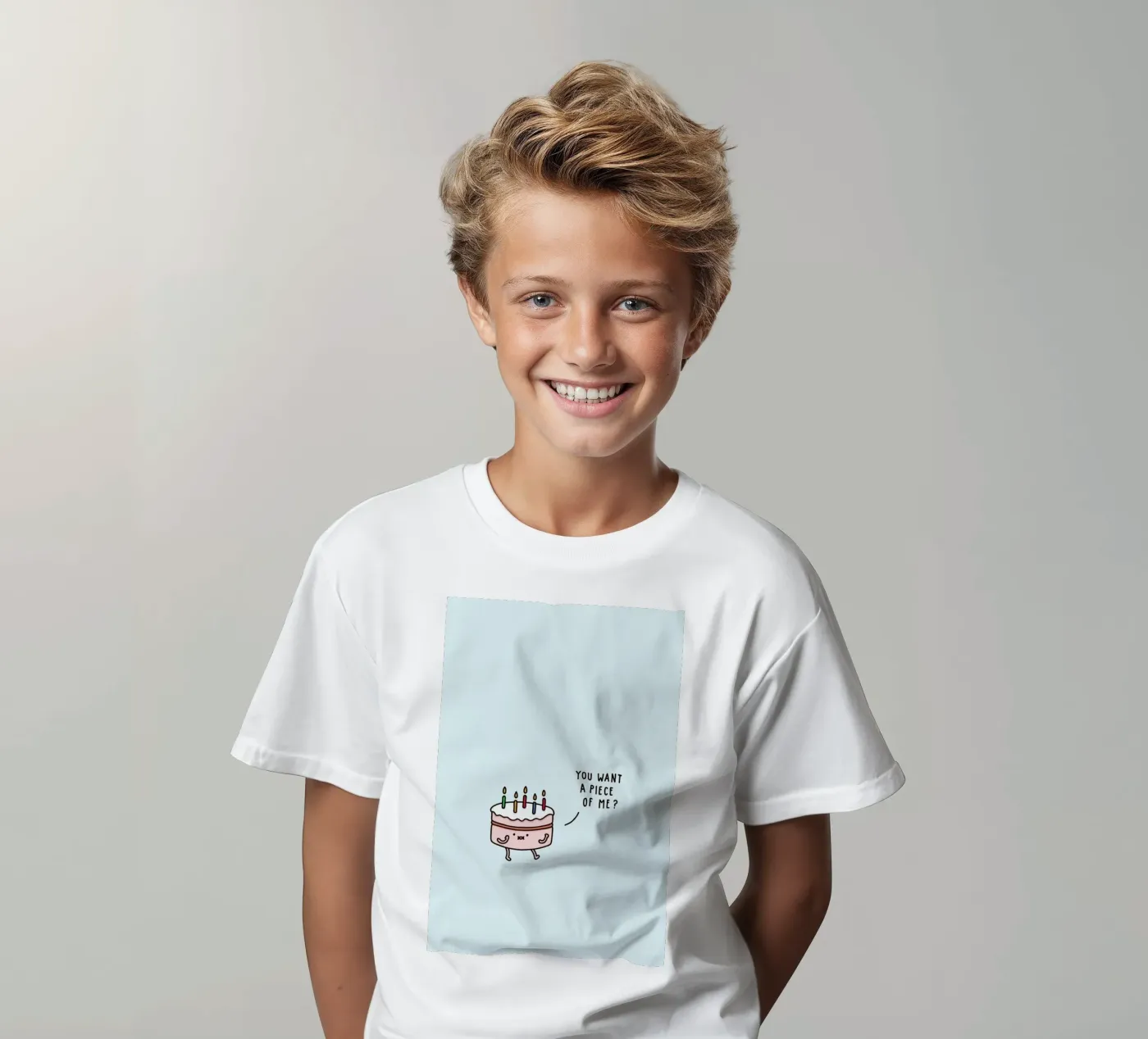 Cake kinder t-shirt van Jaco Haasbroek