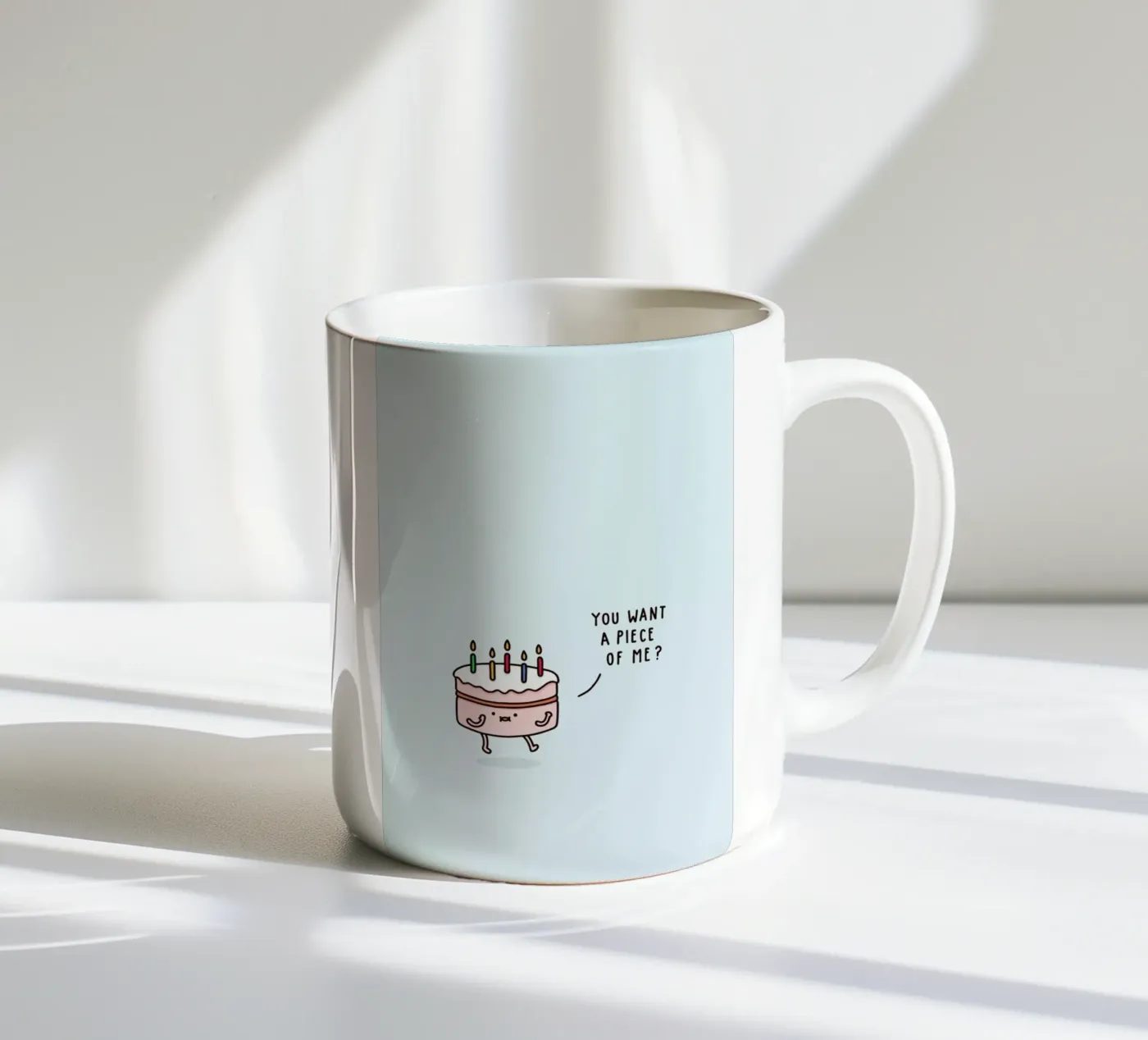 Cake ceramic mug by Jaco Haasbroek