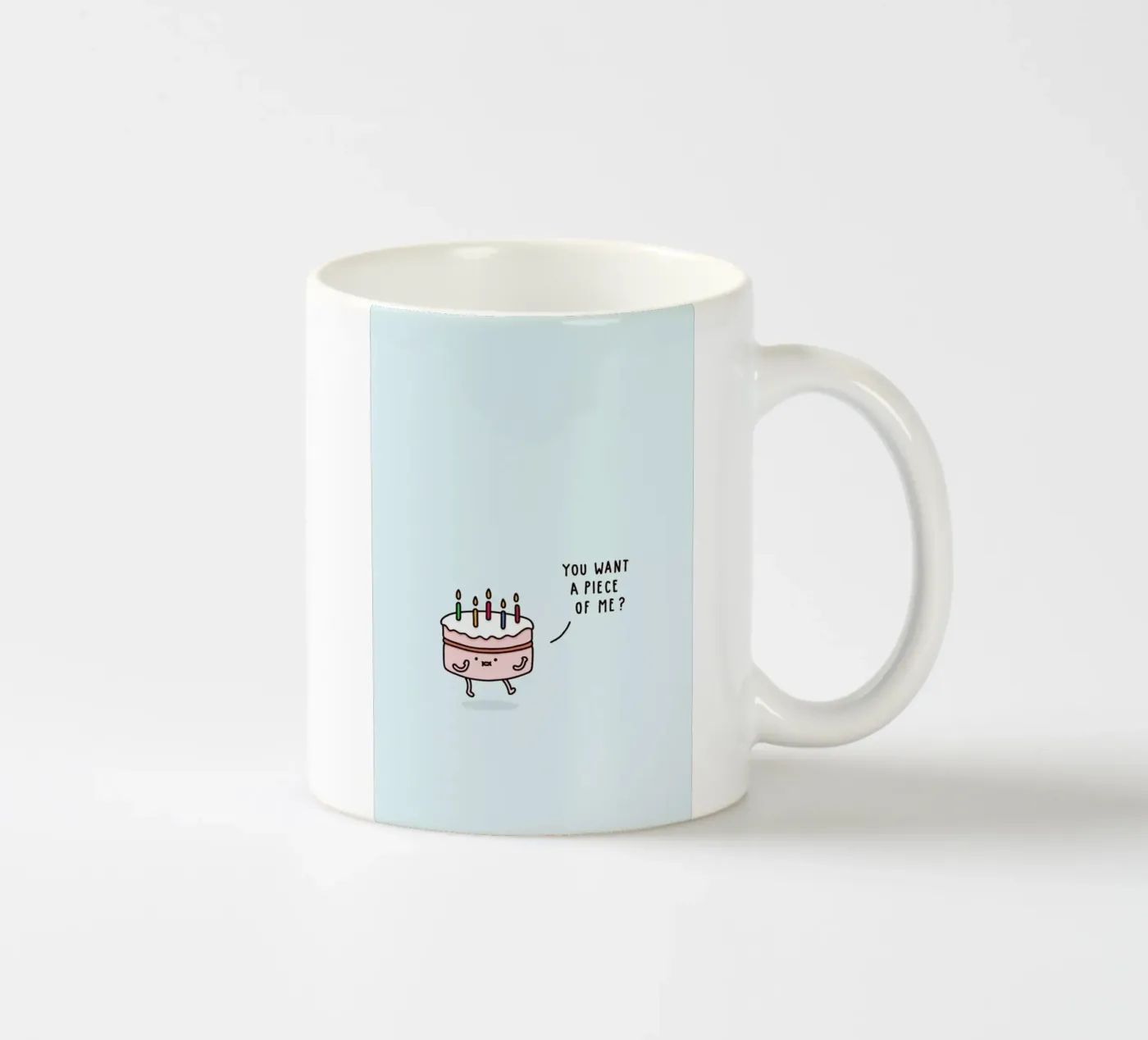 Cake ceramic mug by Jaco Haasbroek