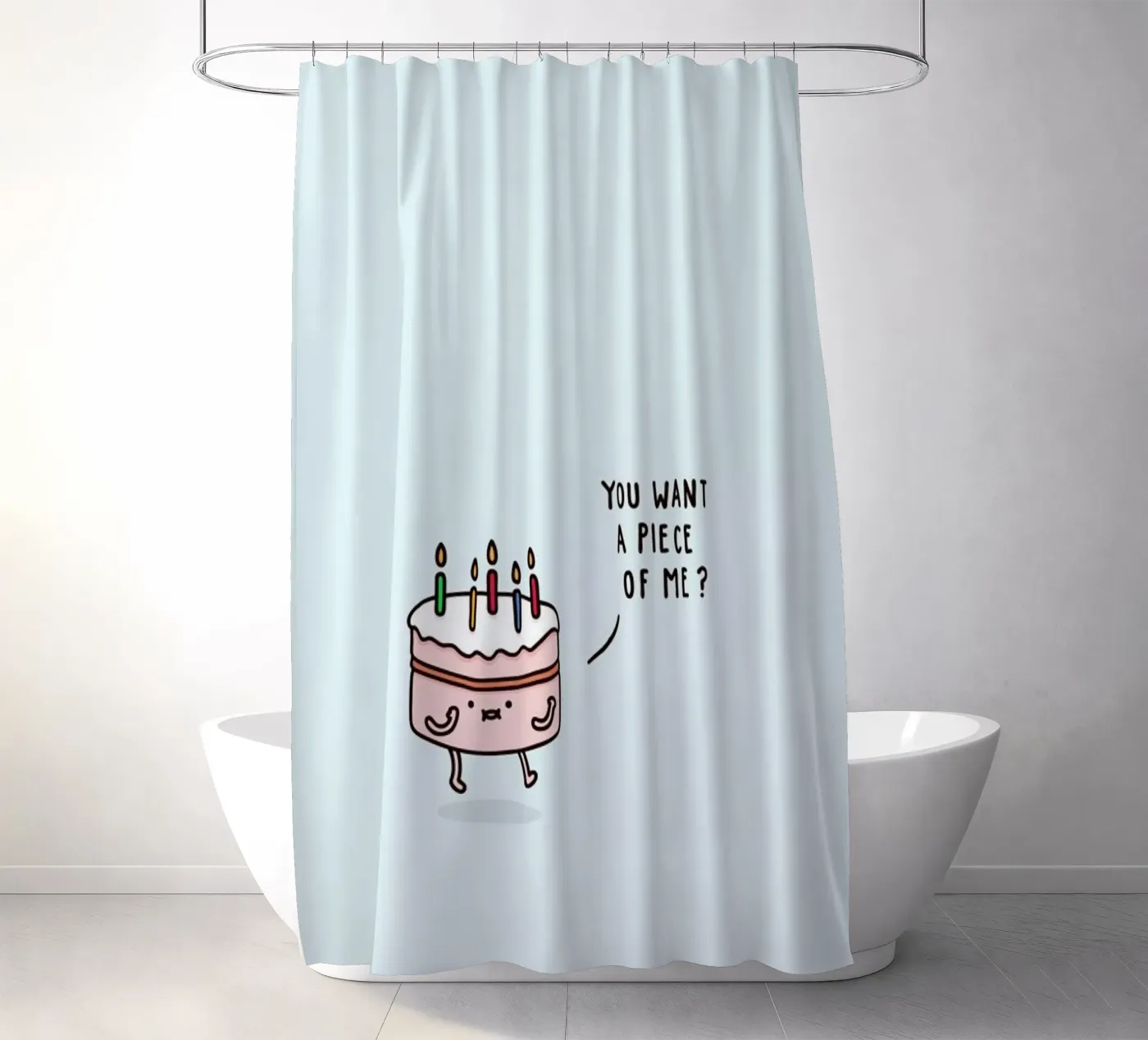Cake Duschvorhang von Jaco Haasbroek
