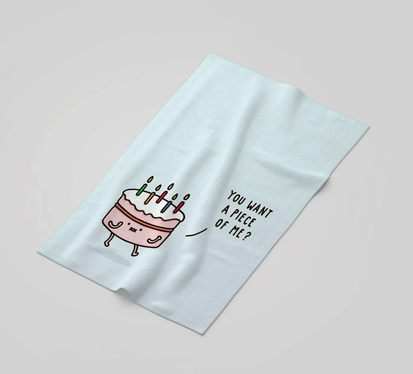 Cake strandhanddoek van Jaco Haasbroek
