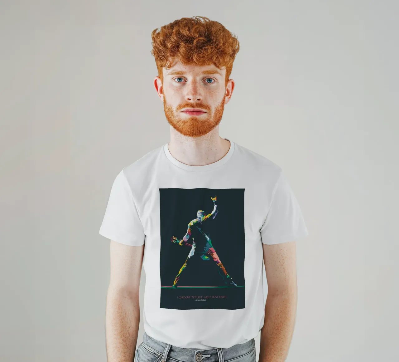 Ho scelto di vivere, non solo di esistere. t-shirt da Alkahfsmart