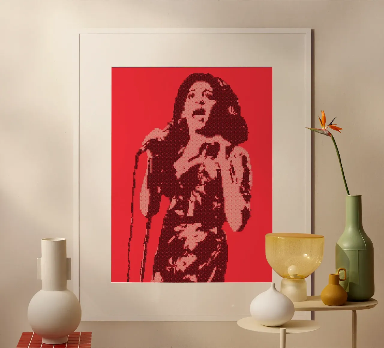 DOT di Amy poster con telaio in plastica da neonartroom