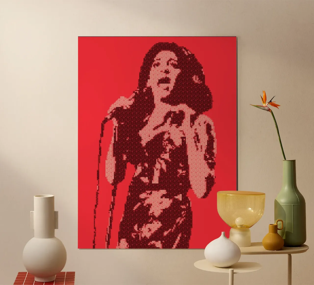 DOT di Amy poster con telaio in plastica da neonartroom