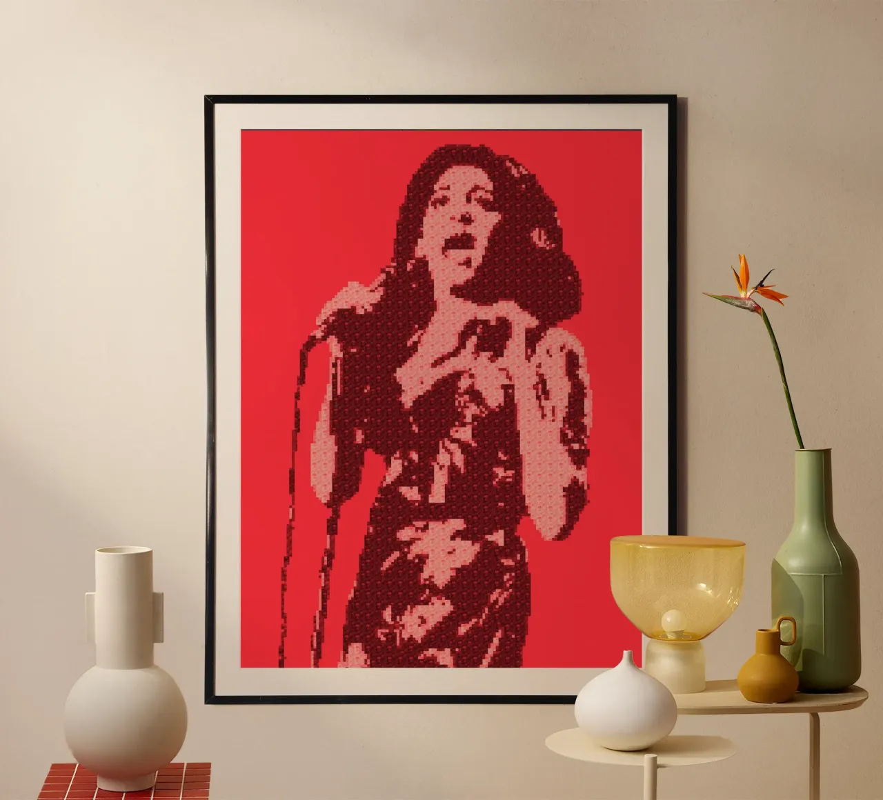 DOT di Amy poster con telaio in plastica da neonartroom