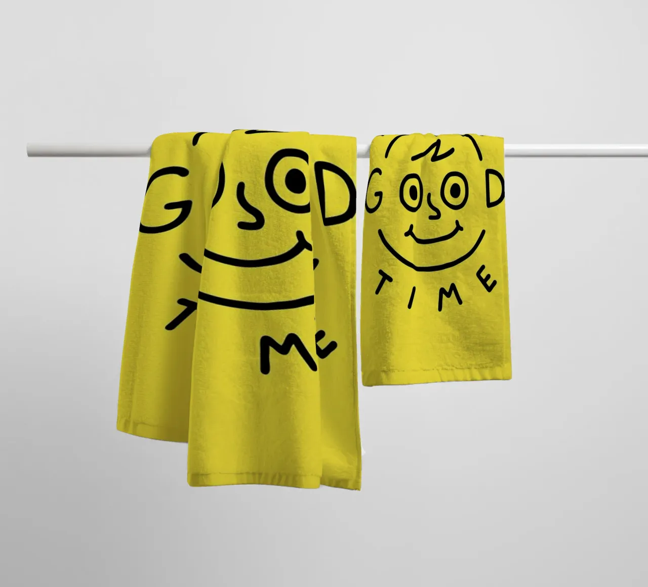 Good Times towel by Jaco Haasbroek