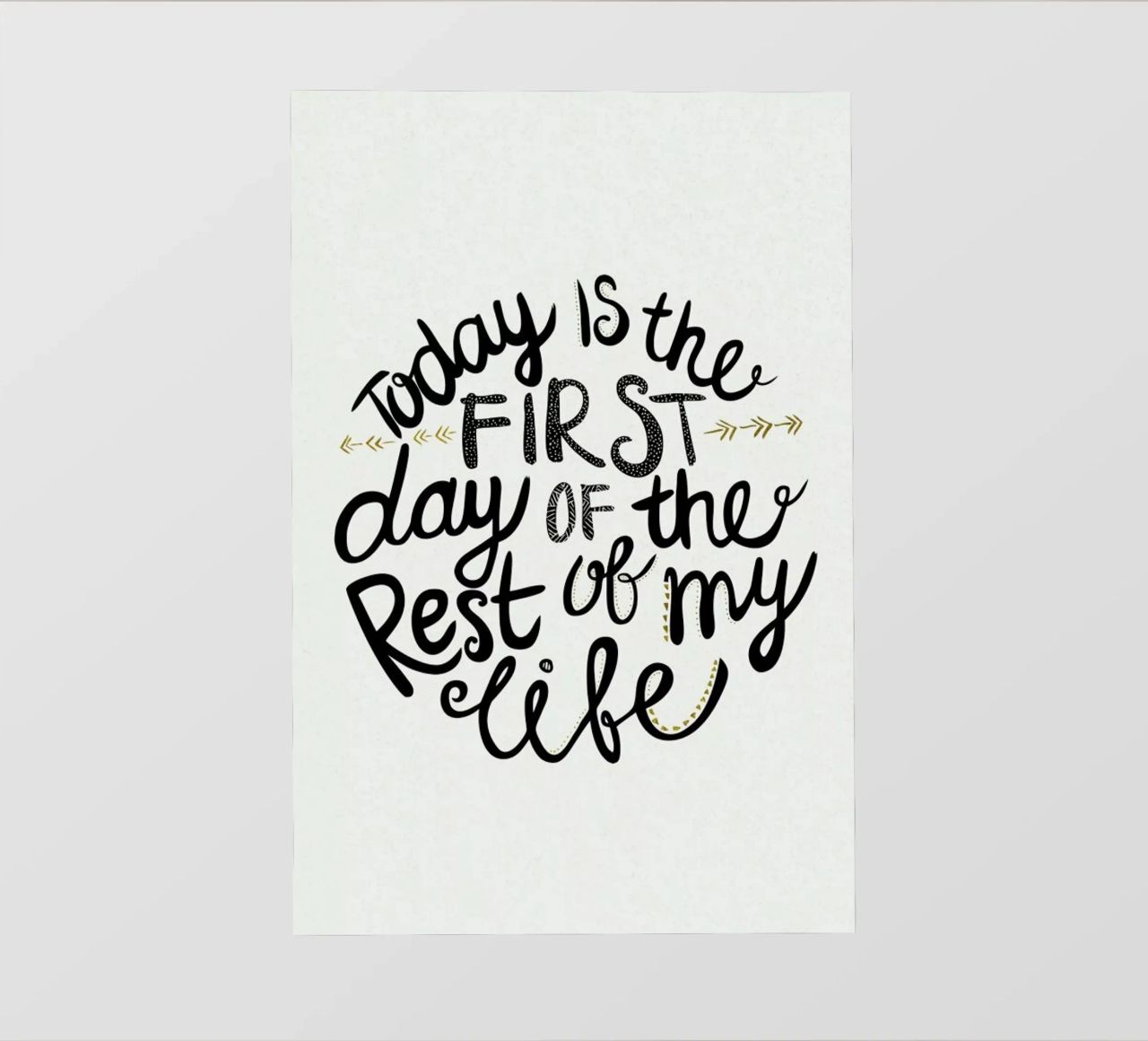 Today Is The First Day pellicola backlit da Pom Graphic Design