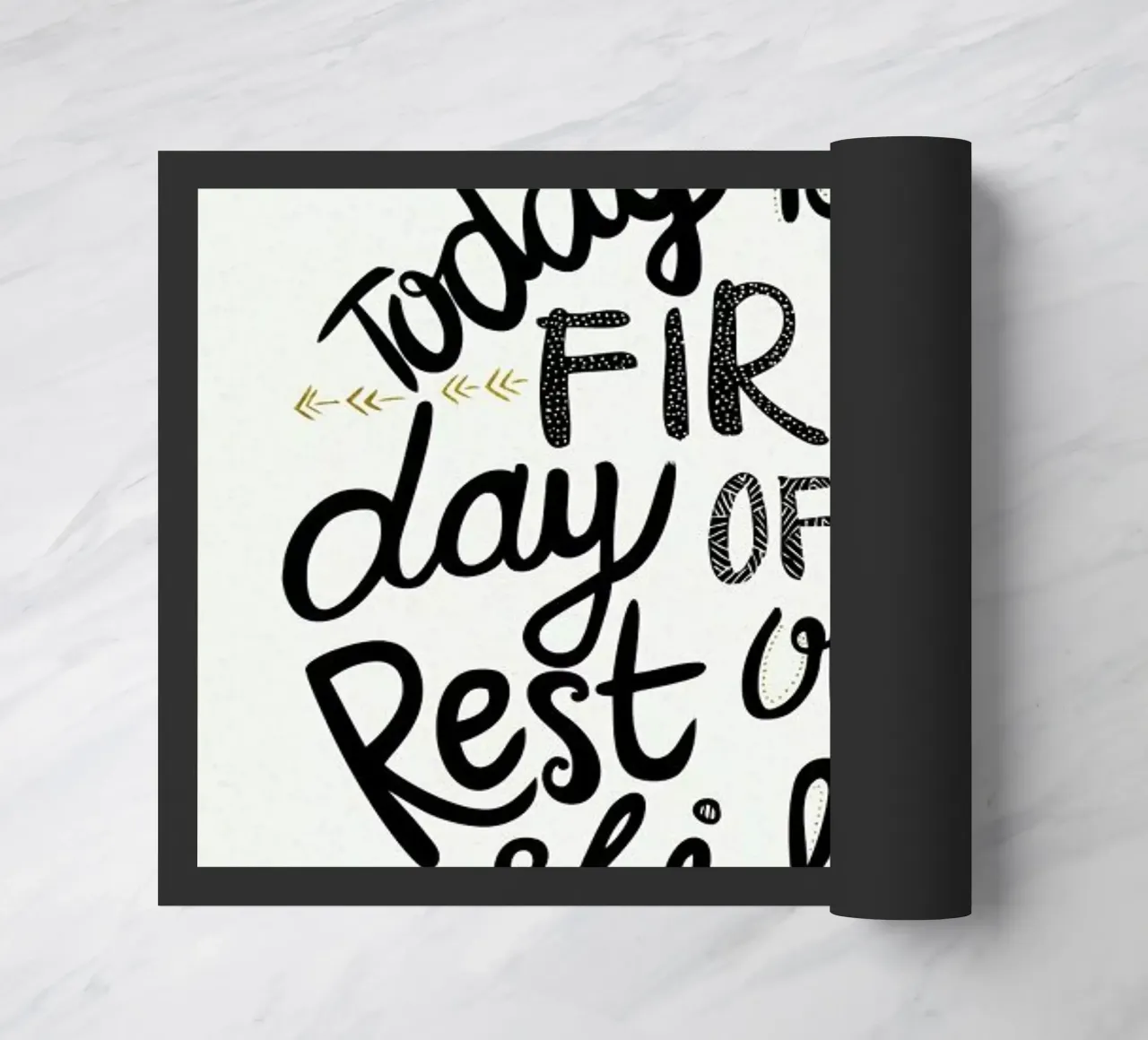 Today Is The First Day zerbino da Pom Graphic Design