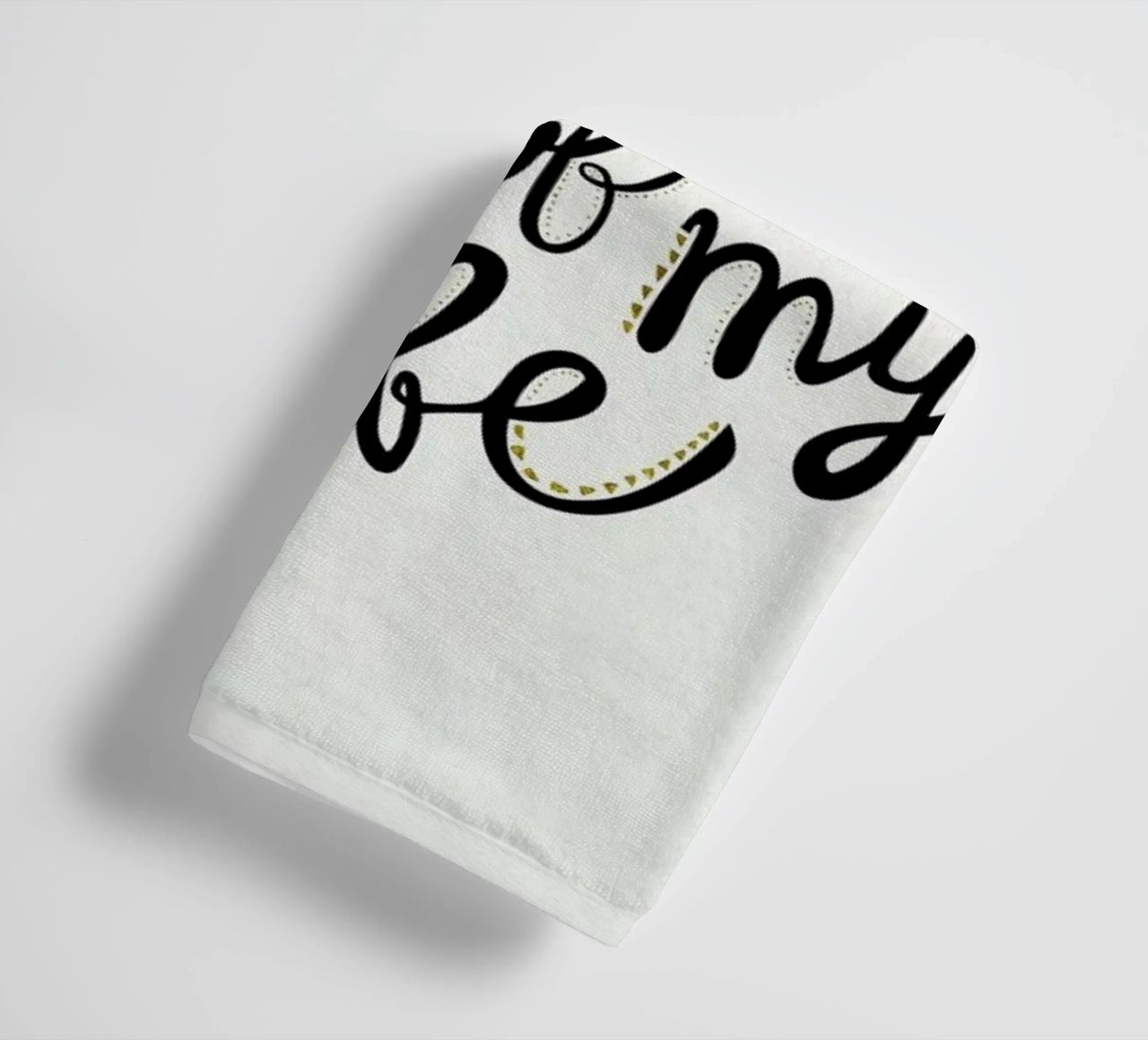 Today Is The First Day asciugamano da bagno da Pom Graphic Design