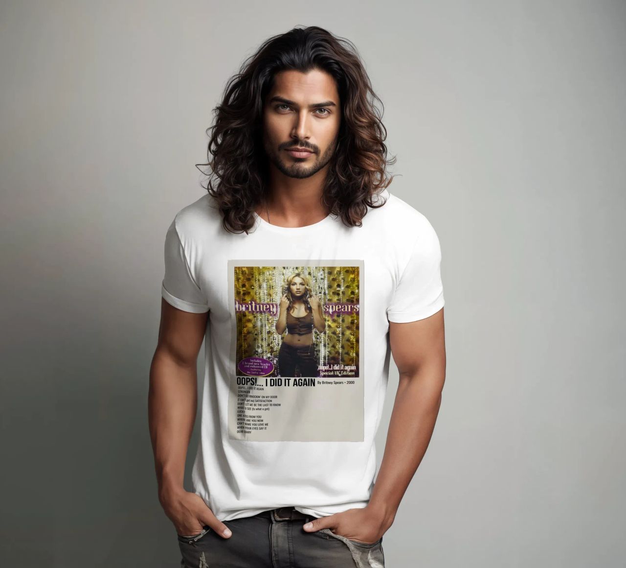 OOPS!... I DID IT AGAIN By Britney Spears - 2000 t-shirt da SoundStudio