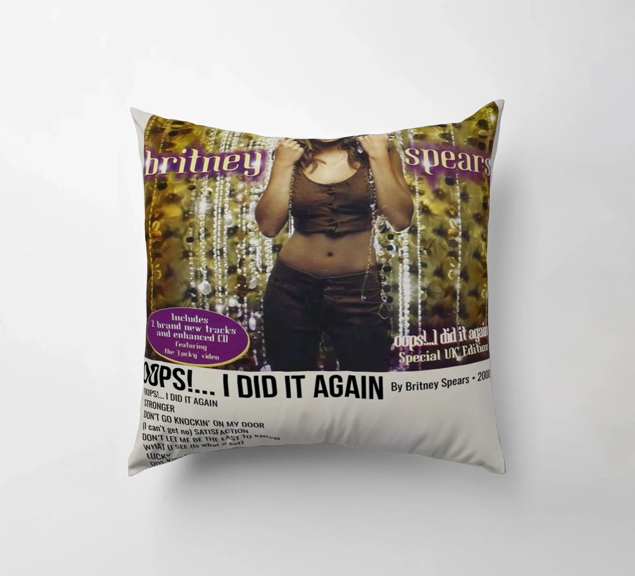 OOPS!... I DID IT AGAIN By Britney Spears - 2000 cuscino da SoundStudio