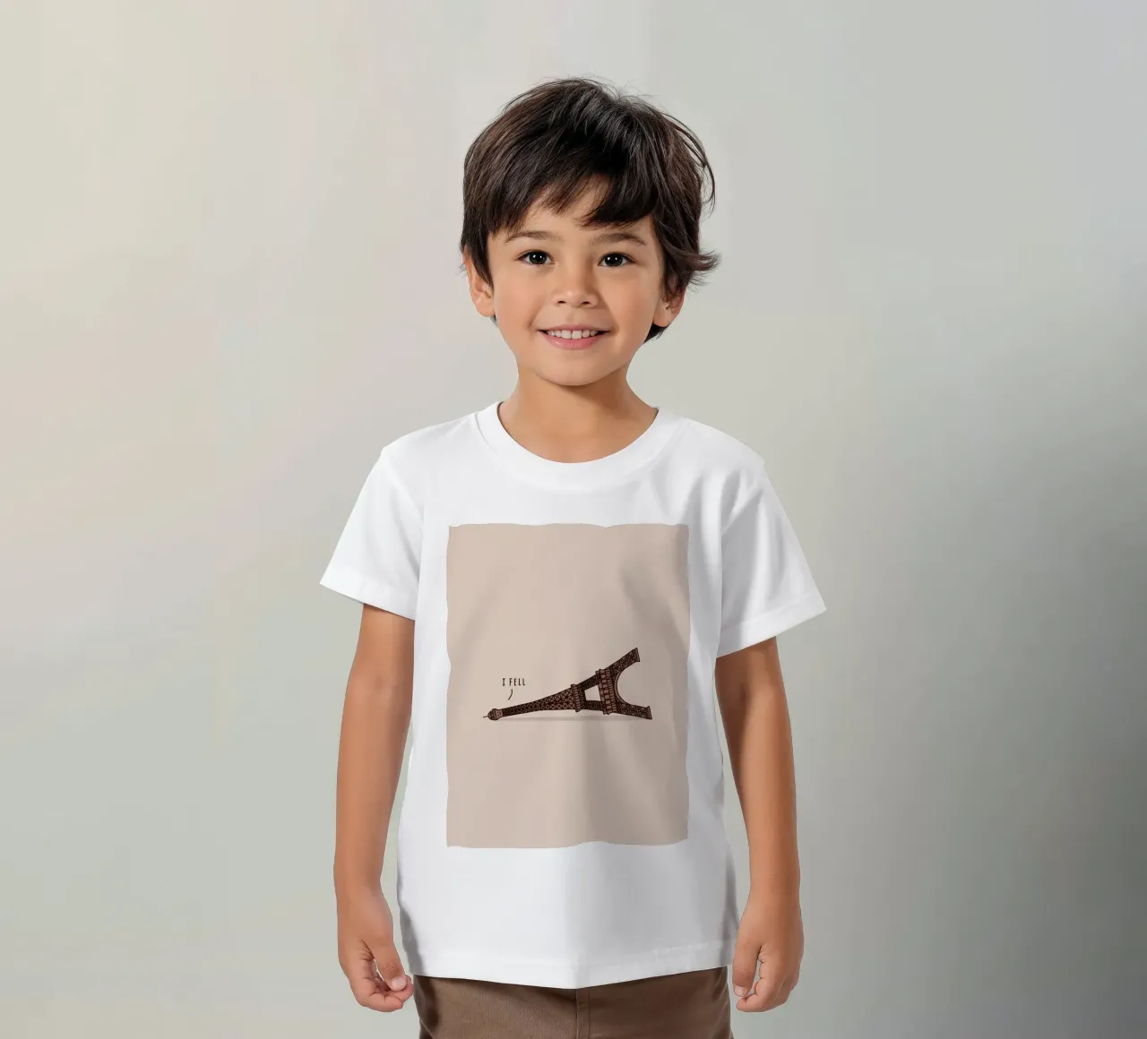I Fell kids t-shirt by Jaco Haasbroek
