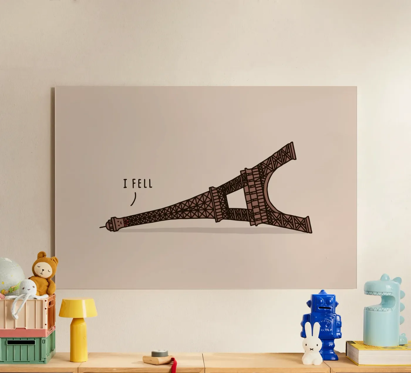 I Fell acryl van Jaco Haasbroek