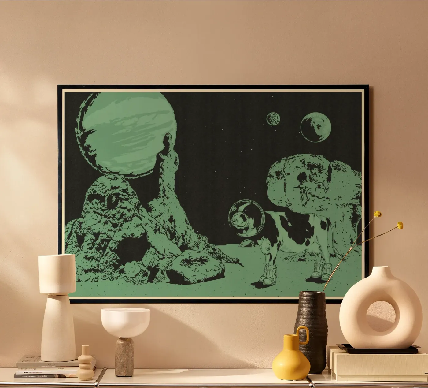 RUIMTEKOE poster van Cranio Dsgn