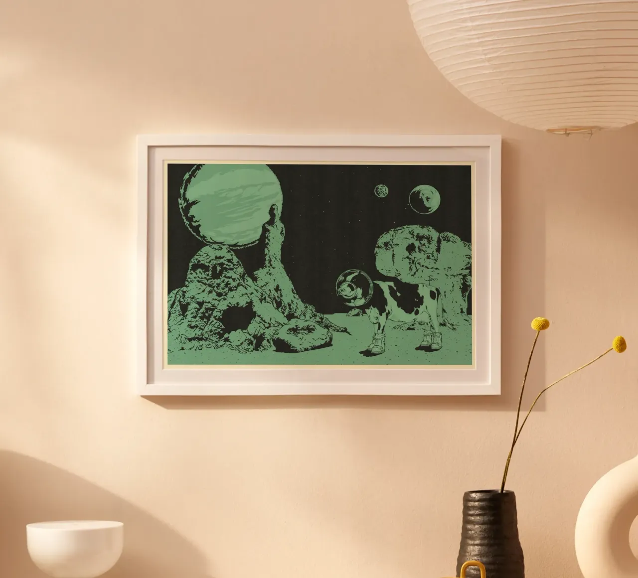 MUCCA SPAZIALE poster da Cranio Dsgn