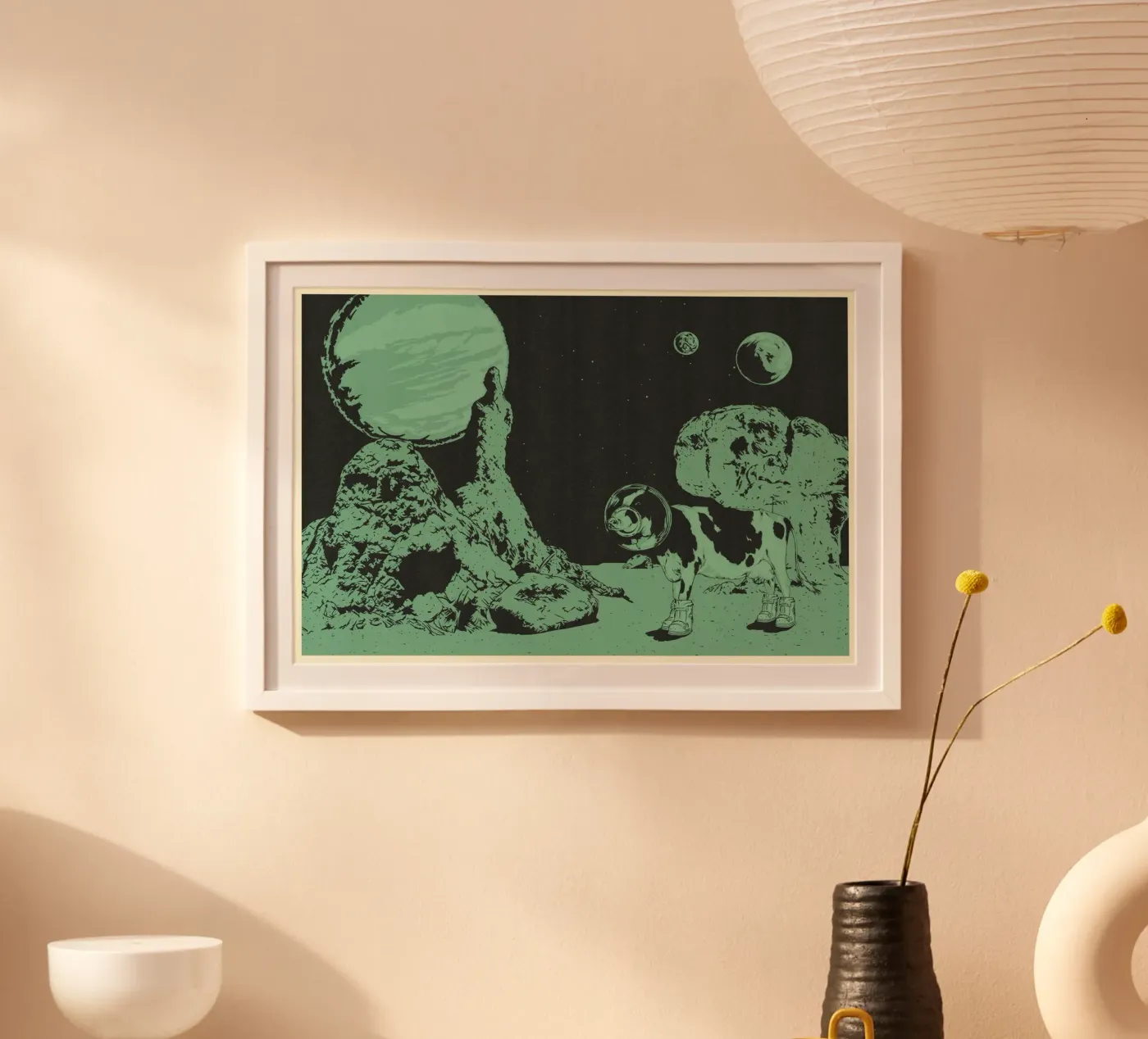 RUIMTEKOE poster van Cranio Dsgn