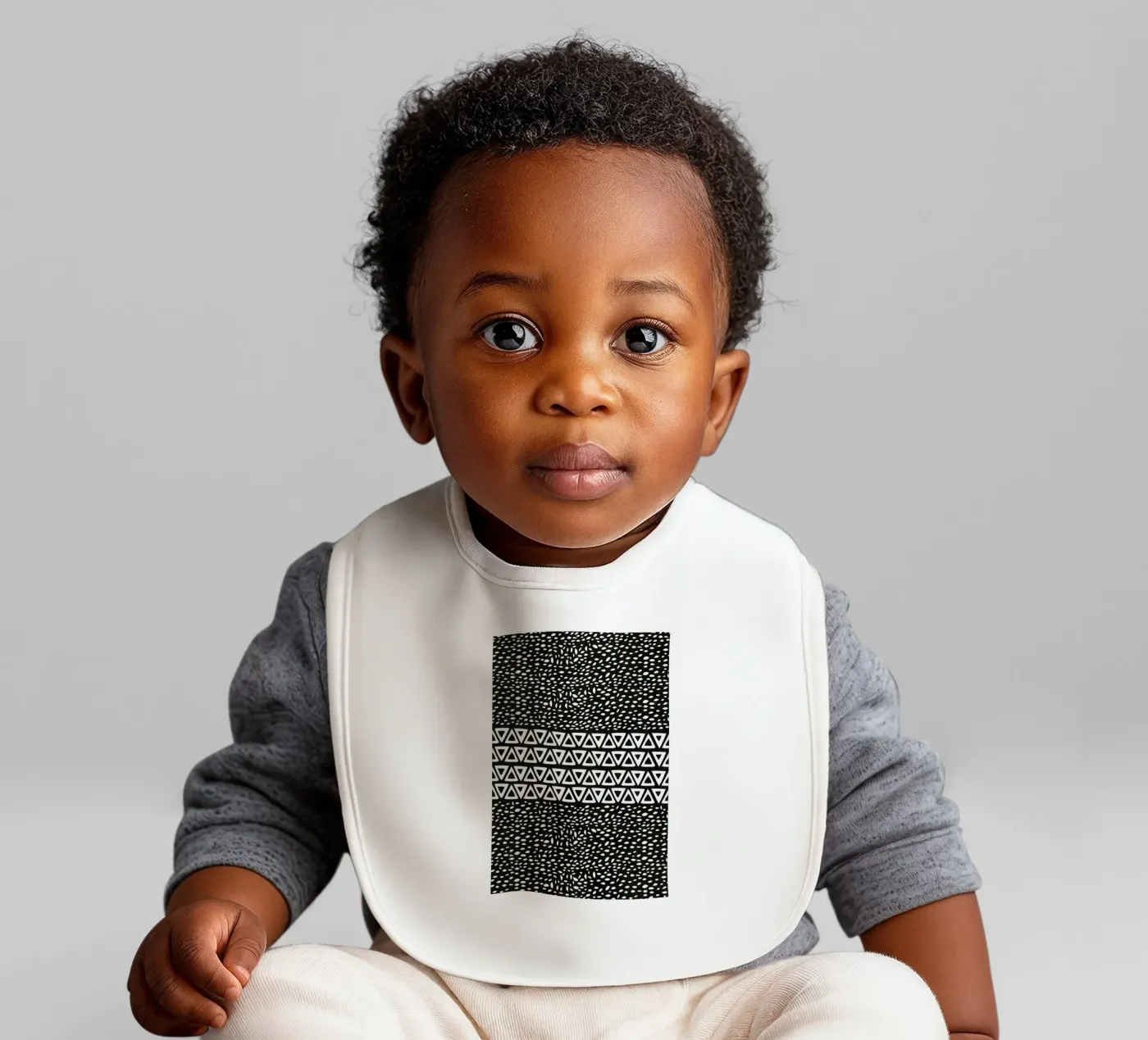 Wind Night Path baby bib by Pom Graphic Design