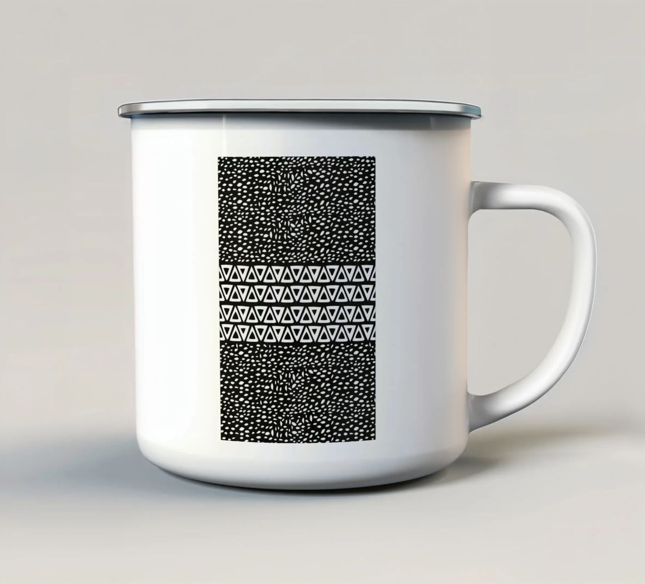 Wind Night Path tazza in smalto da Pom Graphic Design