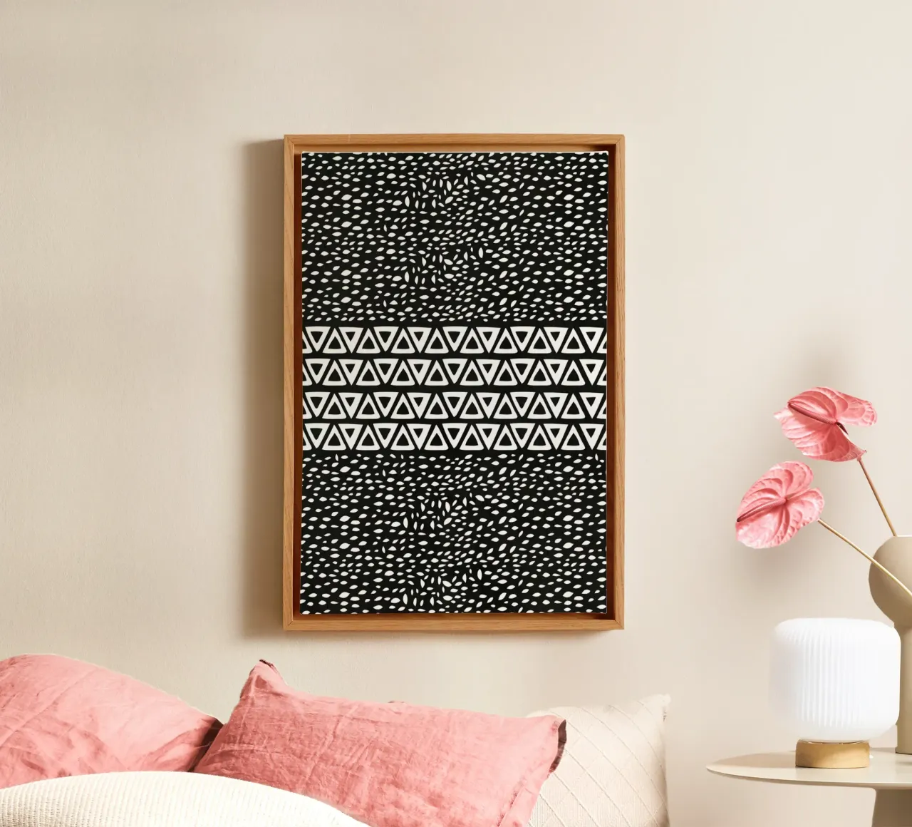 Wind Night Path canvas by Pom Graphic Design