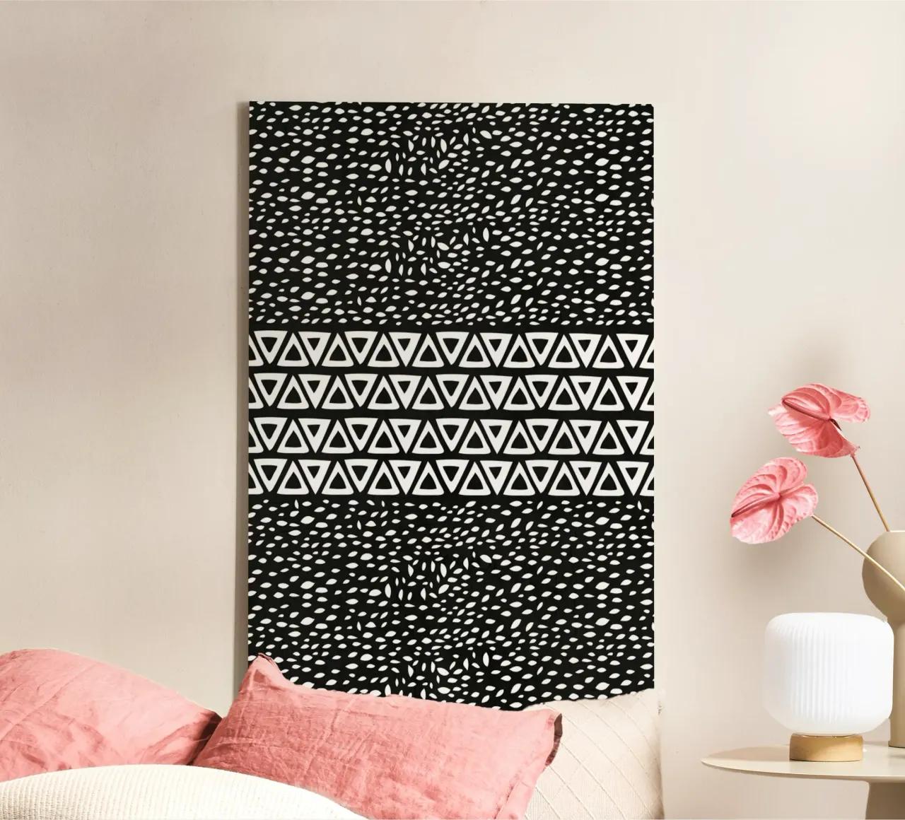 Wind Night Path canvas by Pom Graphic Design