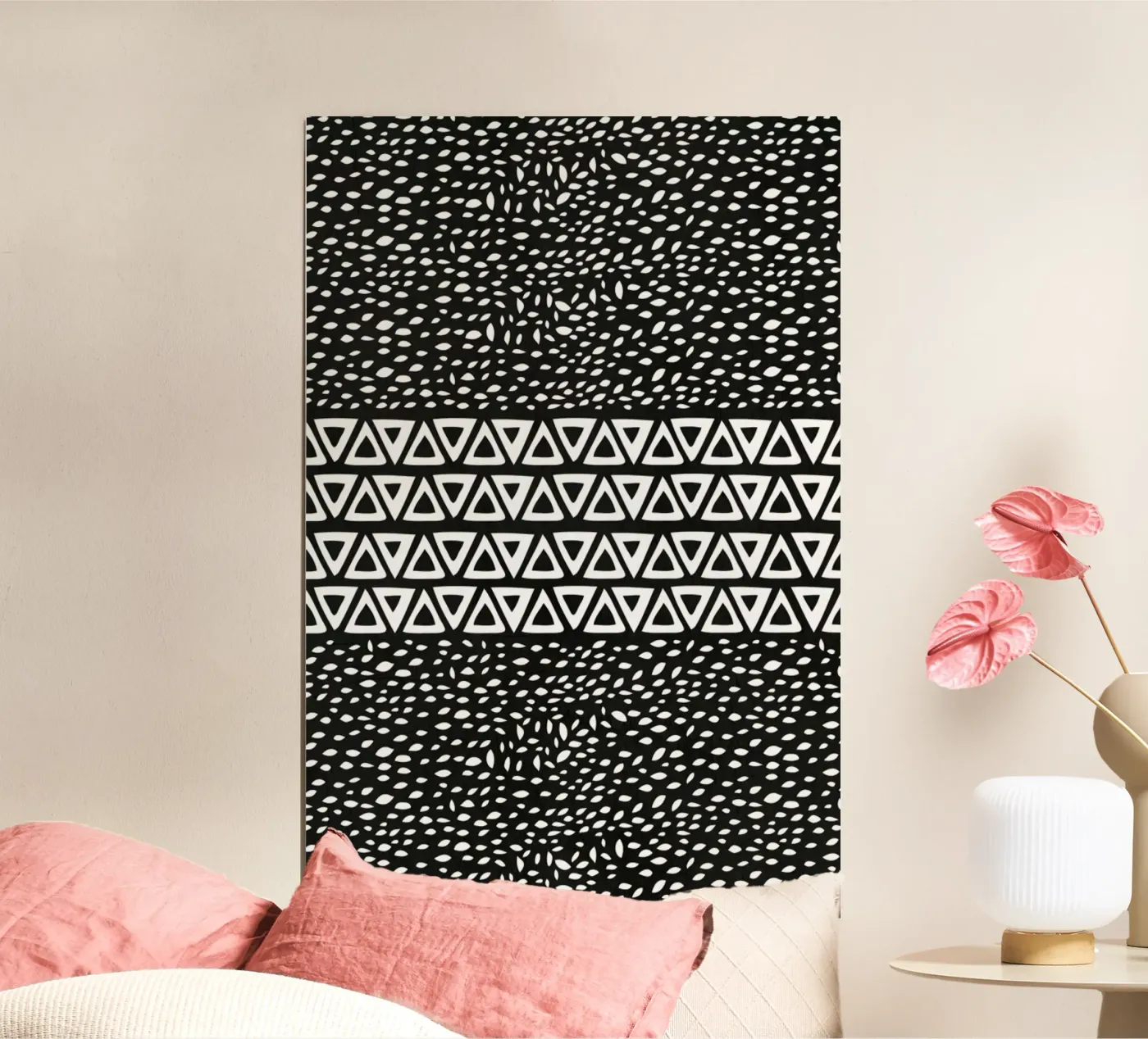 Wind Night Path poster van Pom Graphic Design