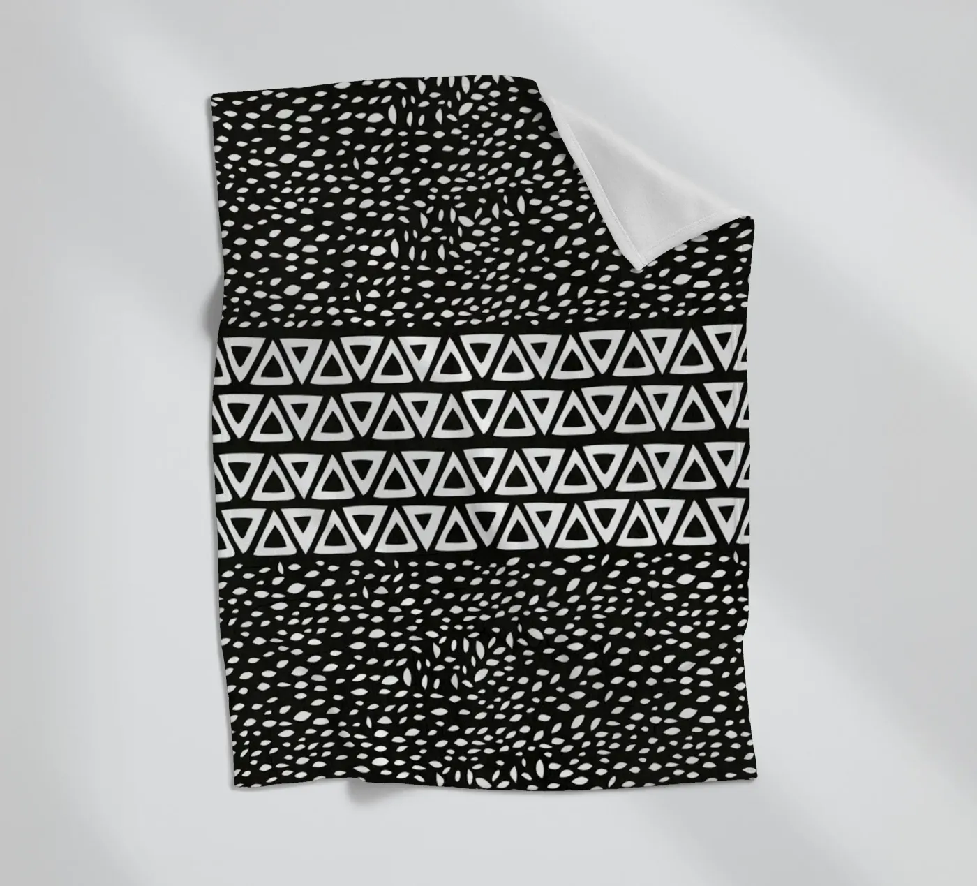 Wind Night Path fleece blanket by Pom Graphic Design