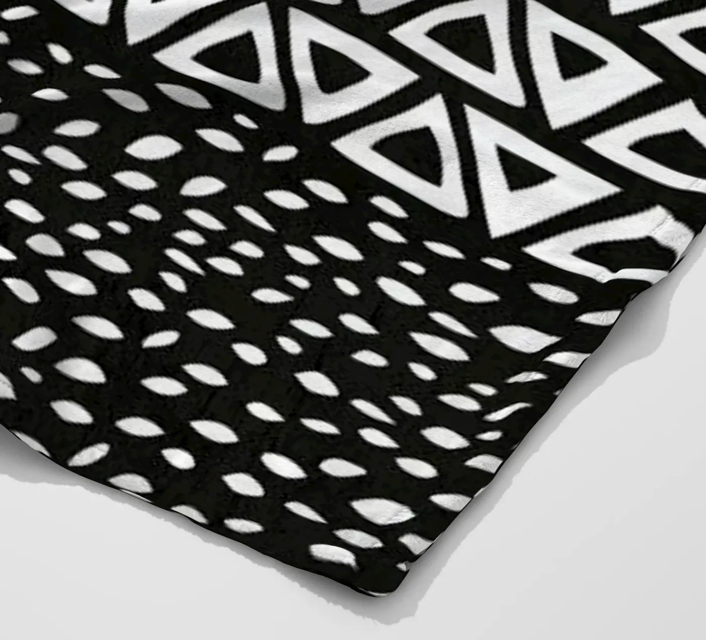 Wind Night Path fleece blanket by Pom Graphic Design