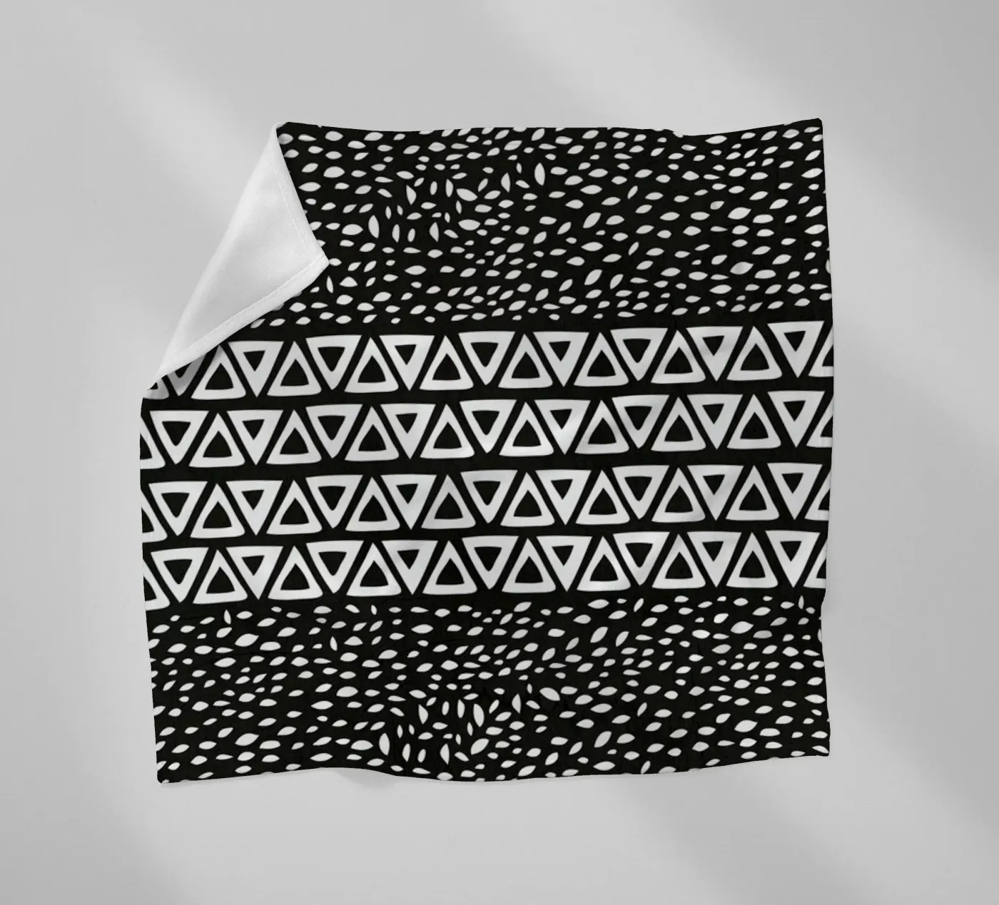 Wind Night Path fleece blanket by Pom Graphic Design