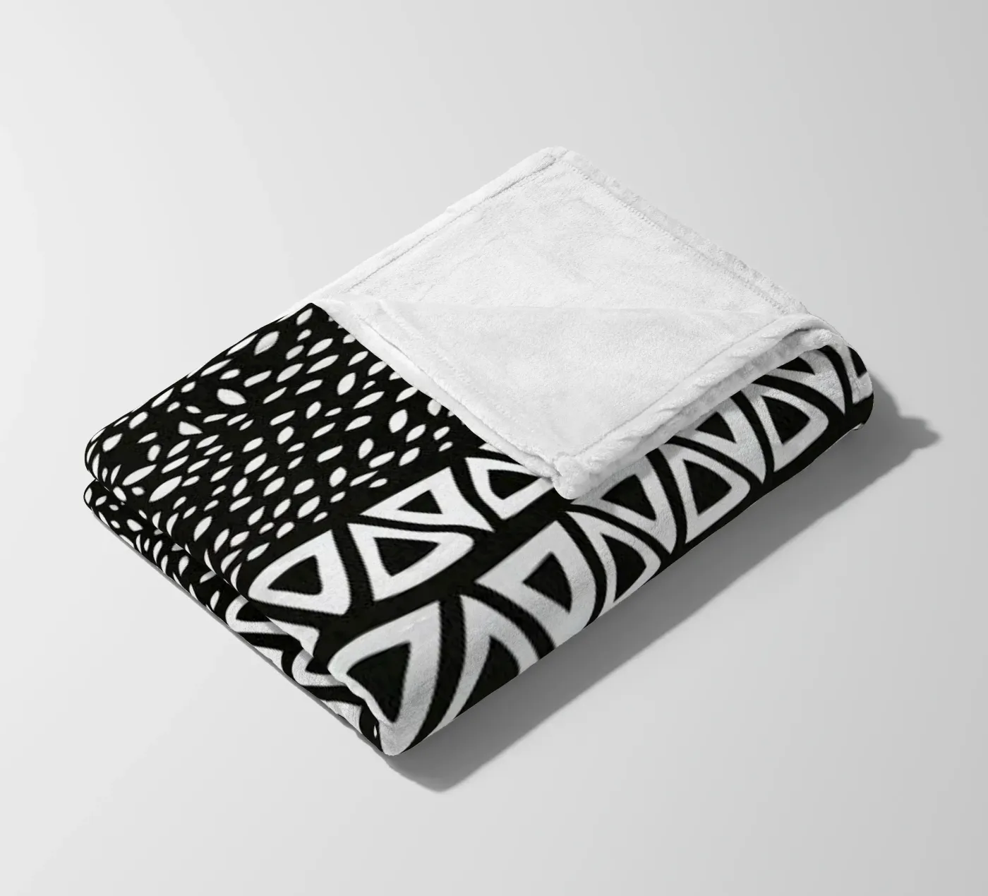 Wind Night Path fleece blanket by Pom Graphic Design