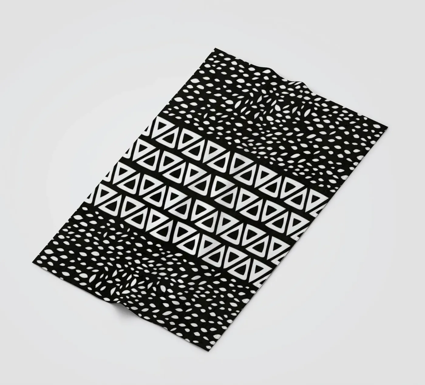 Wind Night Path fleece blanket by Pom Graphic Design