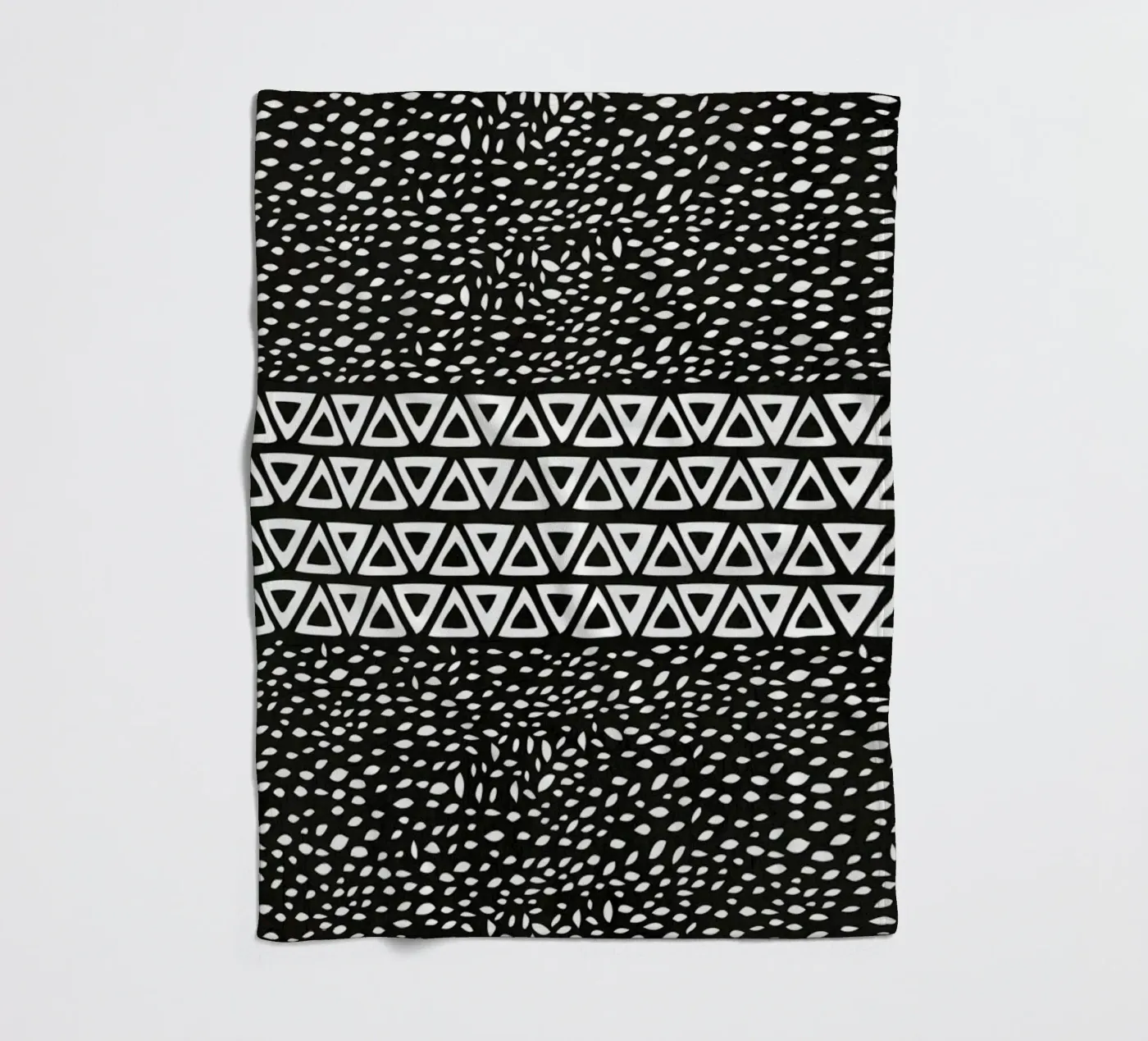 Wind Night Path fleece blanket by Pom Graphic Design